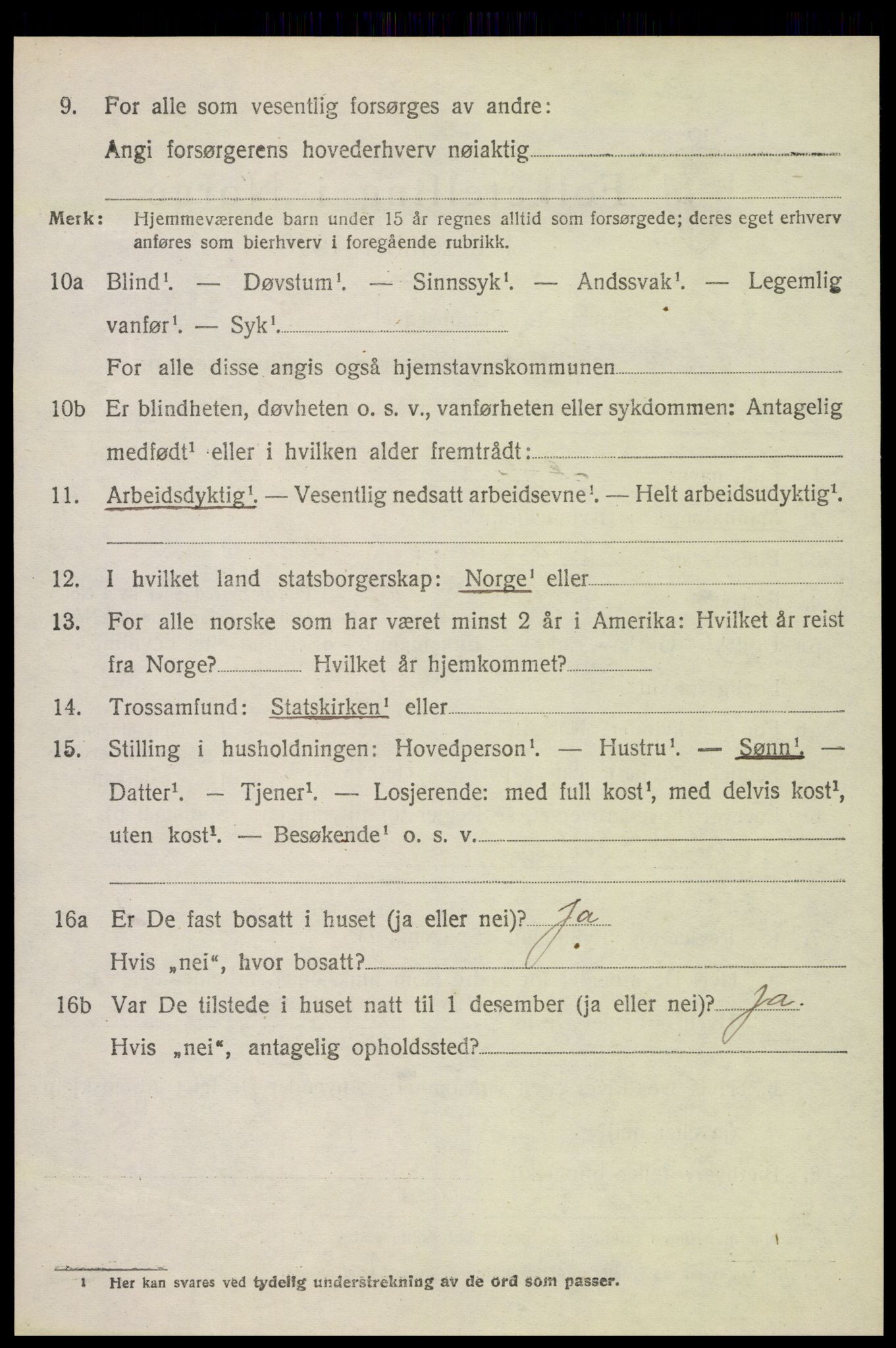 SAH, 1920 census for Nord-Odal, 1920, p. 5064