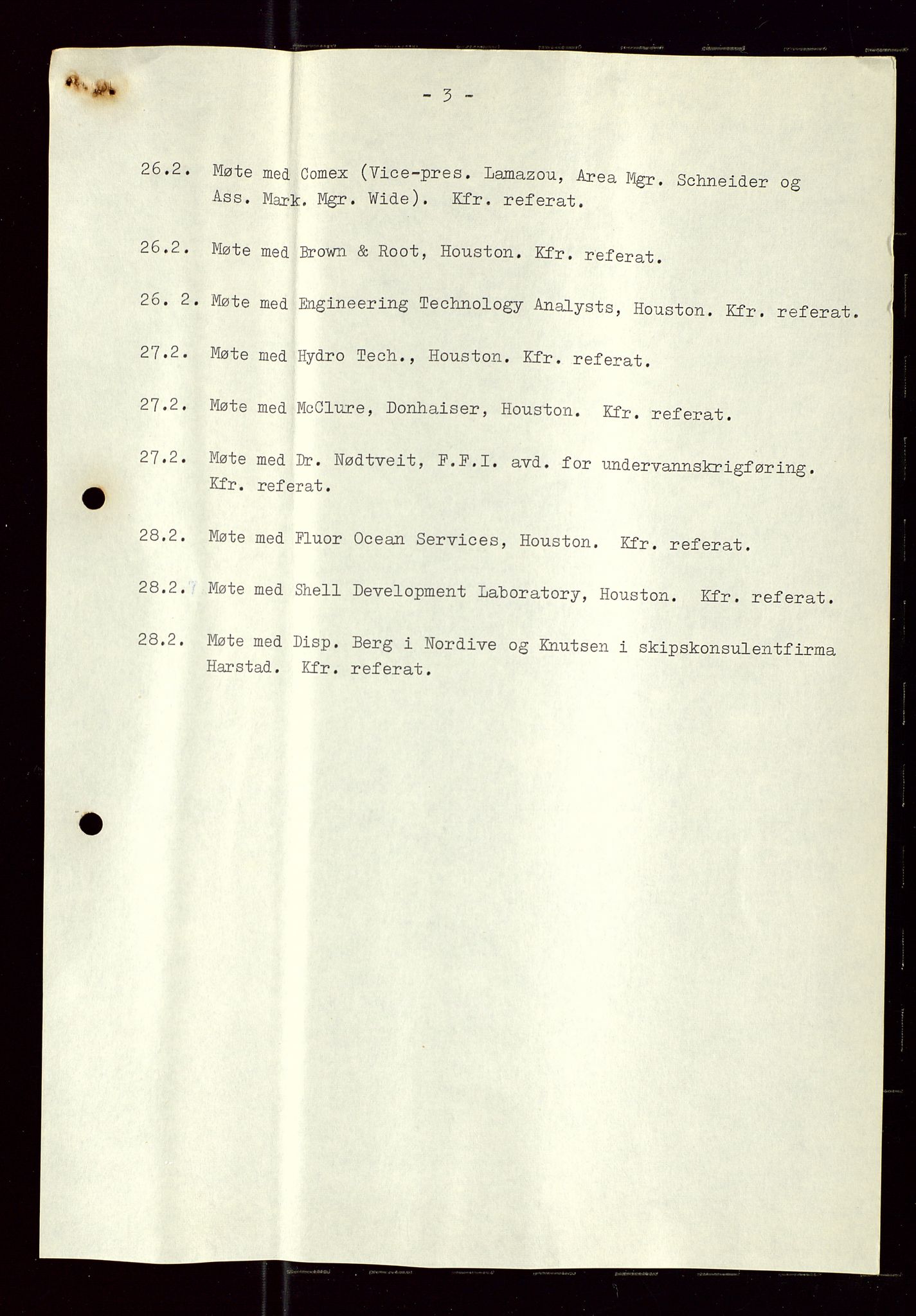 Industridepartementet, Oljekontoret, AV/SAST-A-101348/Di/L0002: DWP, måneds- kvartals- halvårs- og årsrapporter, økonomi, personell, div., 1972-1974, p. 274