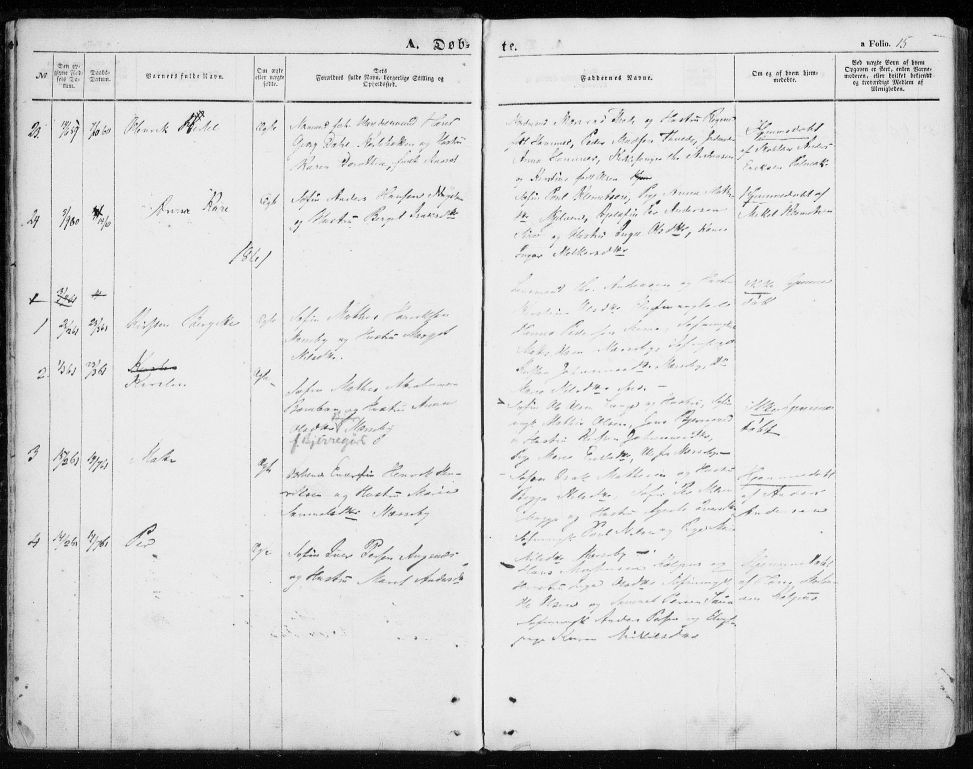 Nesseby sokneprestkontor, SATØ/S-1330/H/Ha/L0002kirke: Parish register (official) no. 2, 1856-1864, p. 15