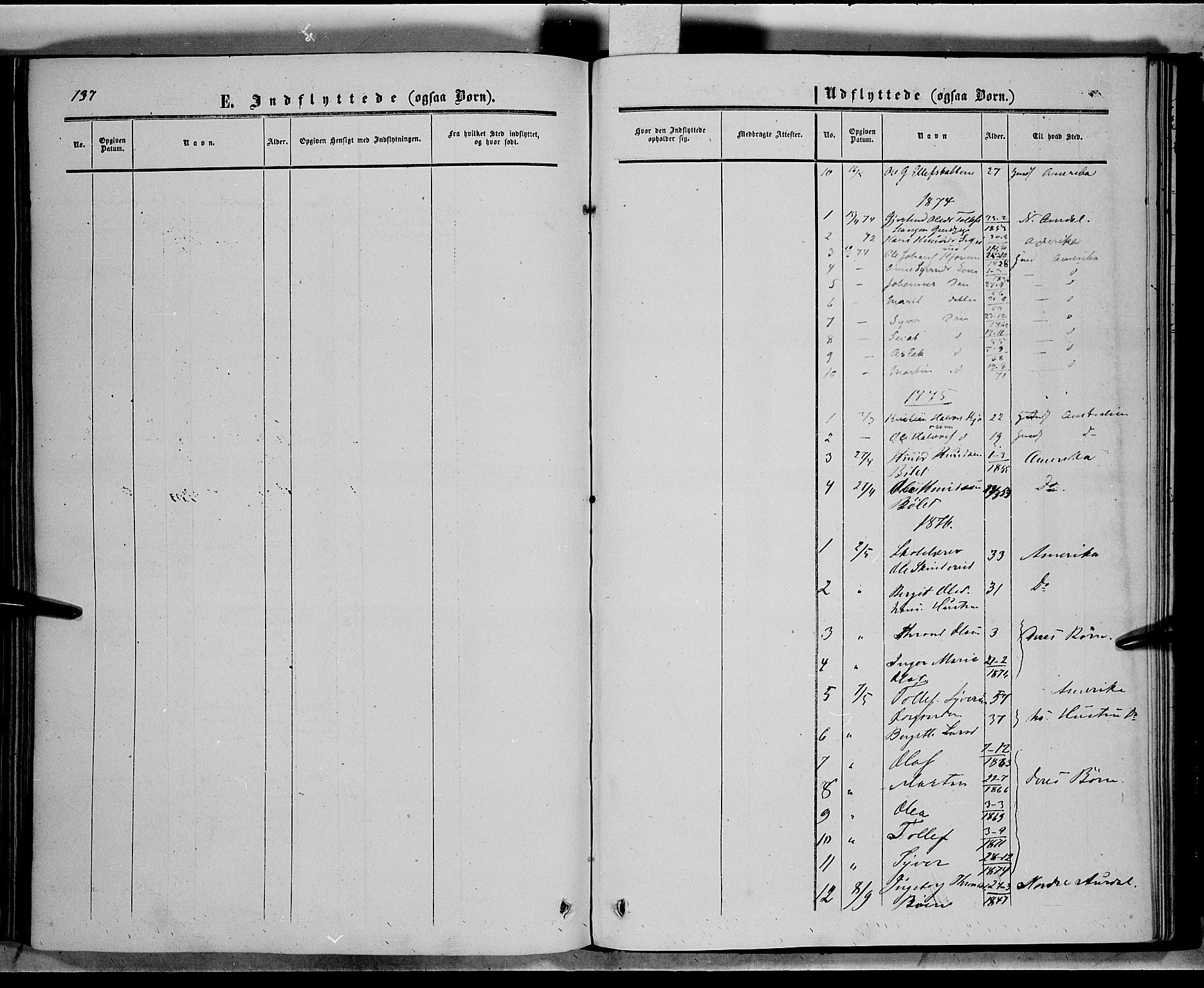 Sør-Aurdal prestekontor, SAH/PREST-128/H/Ha/Haa/L0006: Parish register (official) no. 6, 1849-1876, p. 137