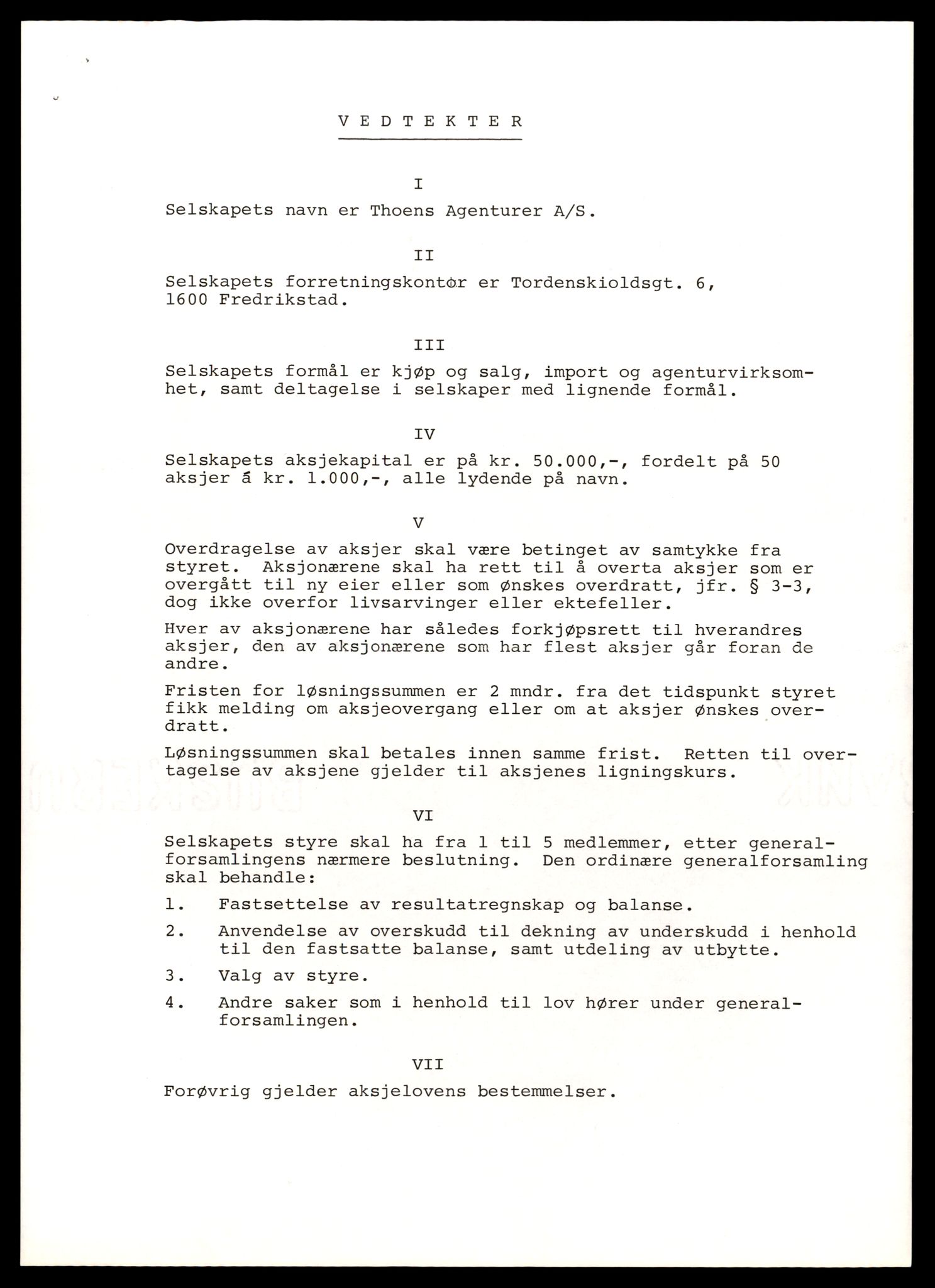 Fredrikstad tingrett, AV/SAT-A-10473/K/Kb/Kbb/L0058: Enkeltmannsforetak, aksjeselskap og andelslag, Tho-Tor, 1944-1990, p. 7