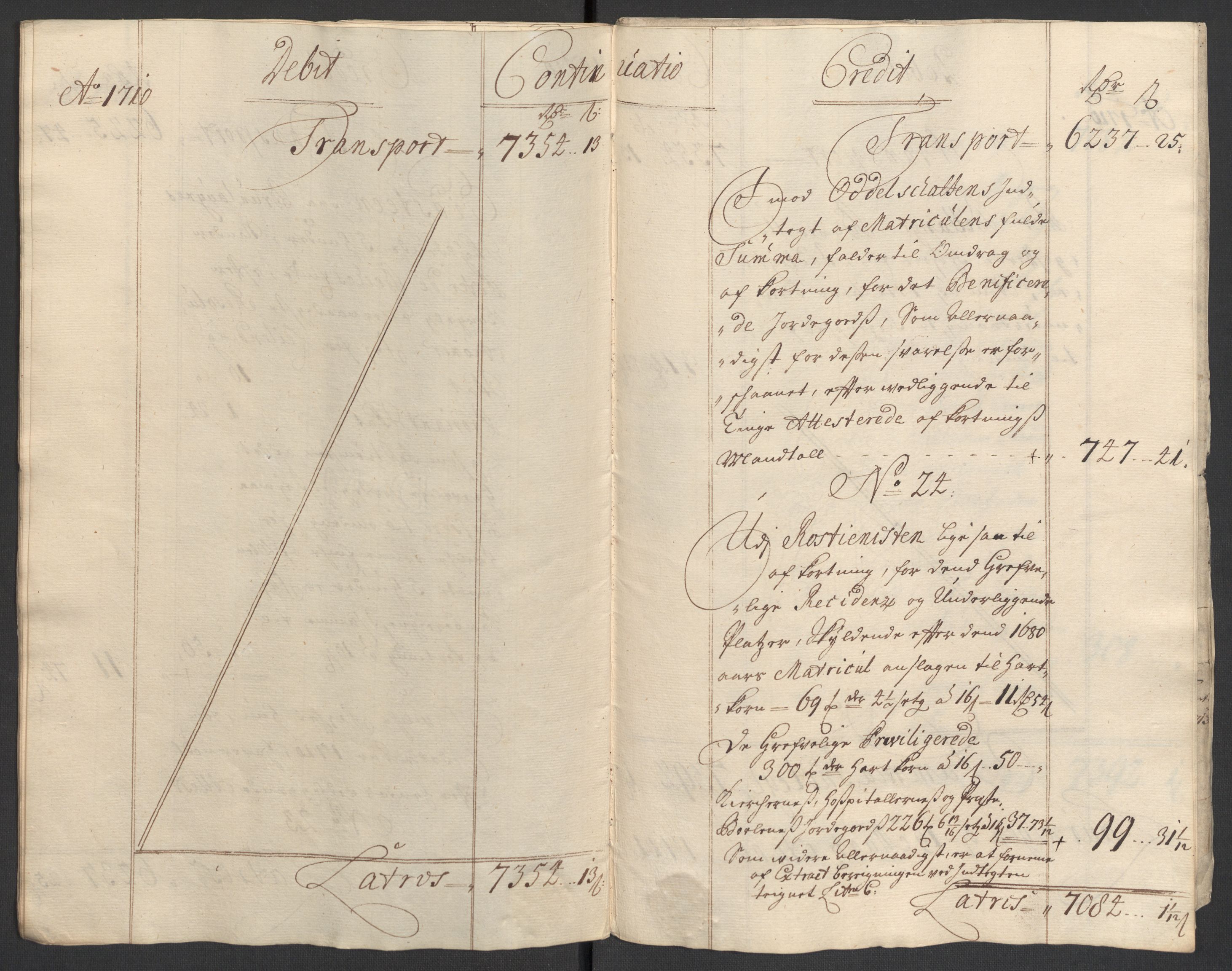 Rentekammeret inntil 1814, Reviderte regnskaper, Fogderegnskap, AV/RA-EA-4092/R33/L1981: Fogderegnskap Larvik grevskap, 1709-1710, p. 253