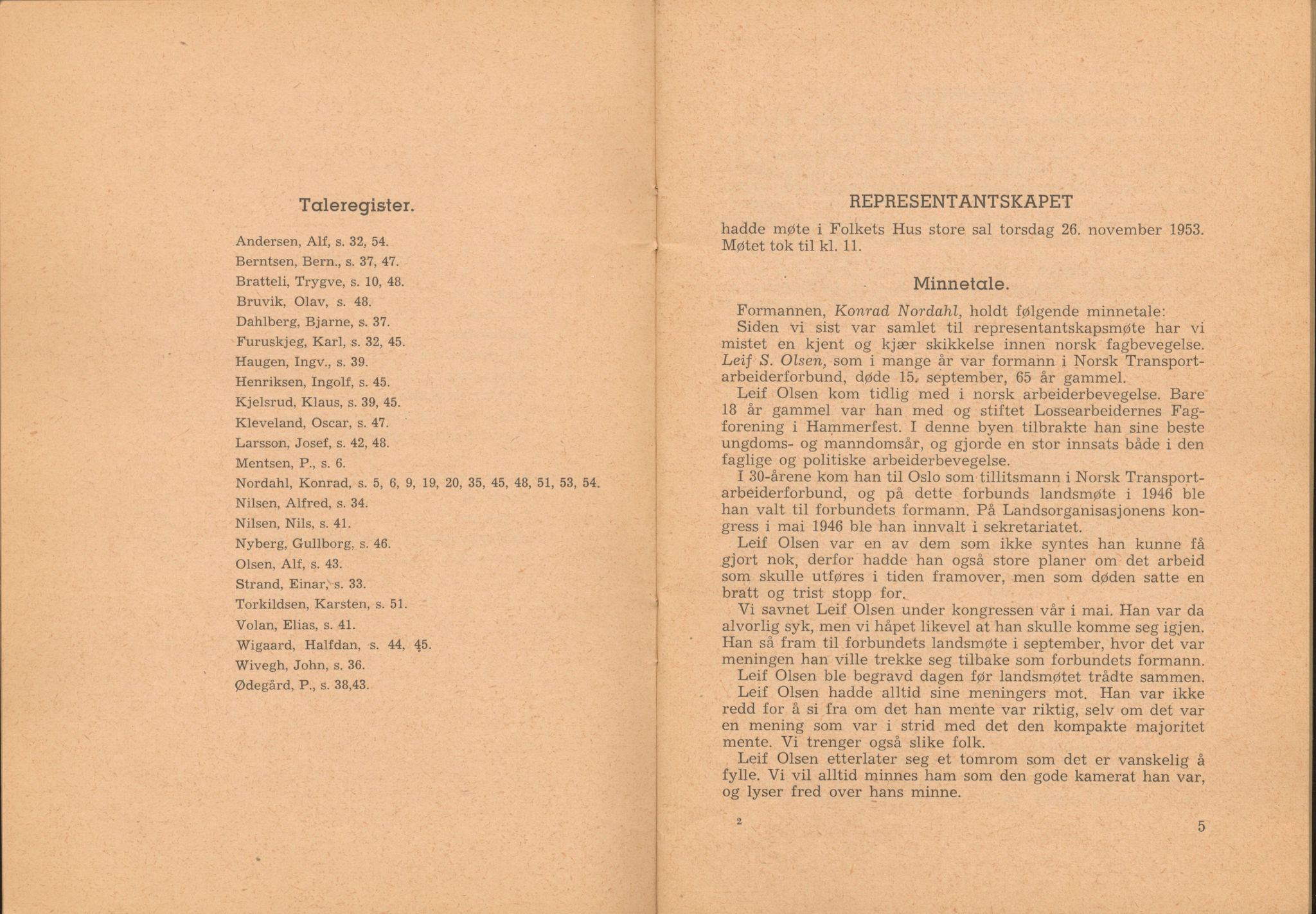 Landsorganisasjonen i Norge, AAB/ARK-1579, 1953-1977, p. 4