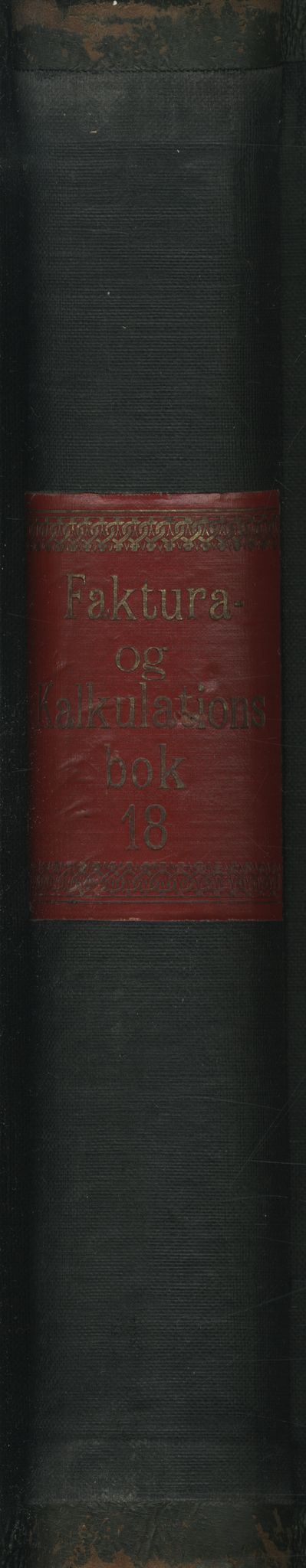 Brodtkorb handel A/S, VAMU/A-0001/R/Re/L0003: Faktura og kalkulationsbok 18, 1924