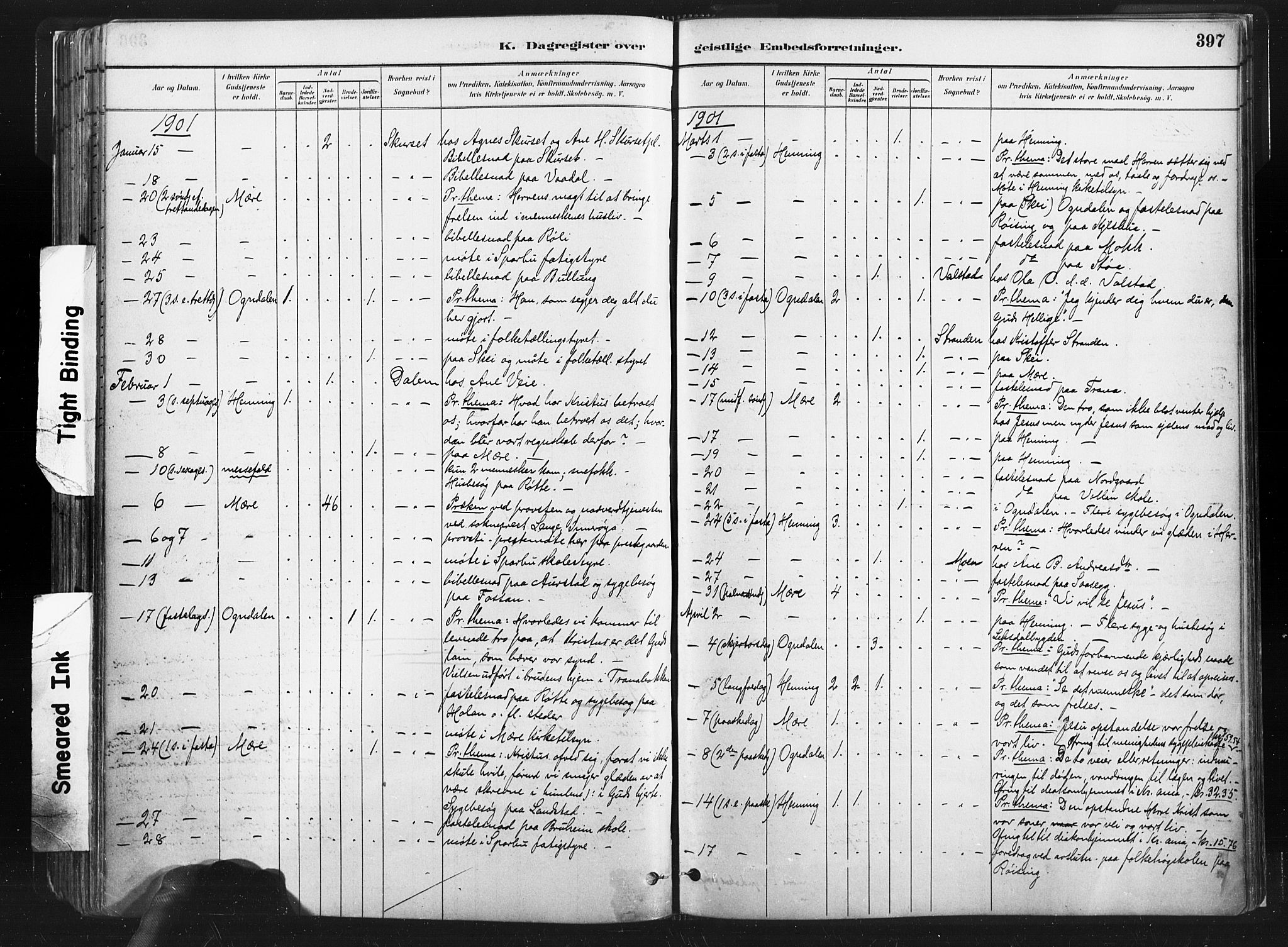 Ministerialprotokoller, klokkerbøker og fødselsregistre - Nord-Trøndelag, SAT/A-1458/735/L0351: Parish register (official) no. 735A10, 1884-1908, p. 397