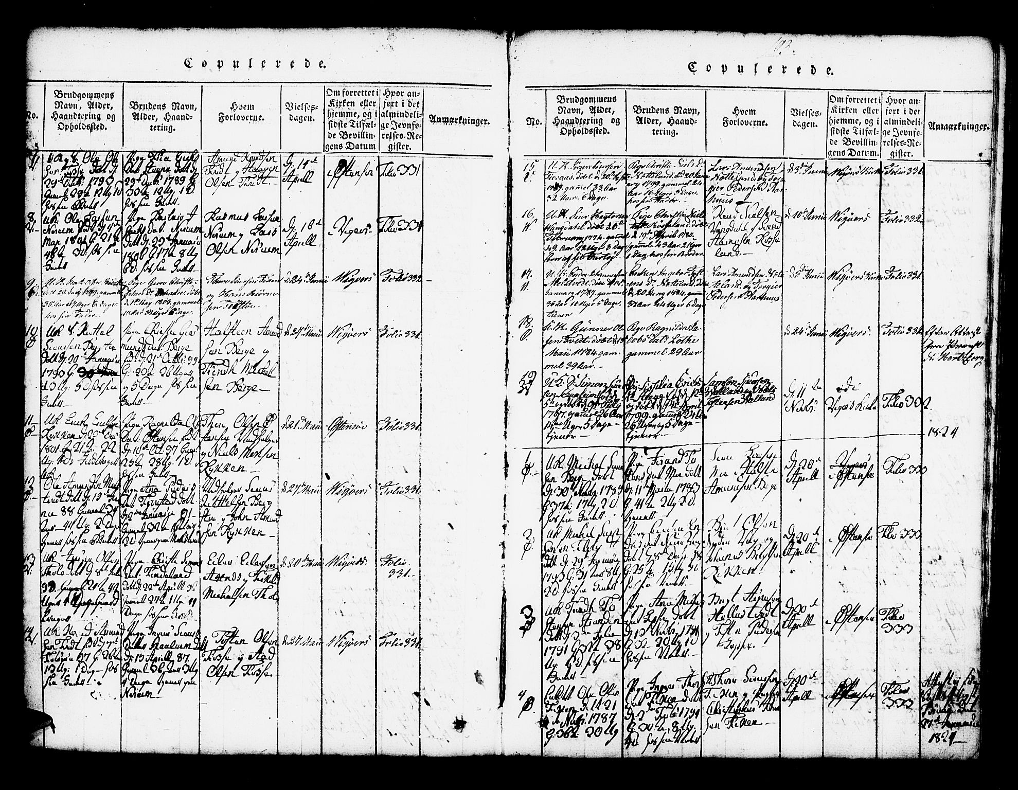 Kvam sokneprestembete, AV/SAB-A-76201/H/Haa: Parish register (official) no. A 6, 1818-1832, p. 193