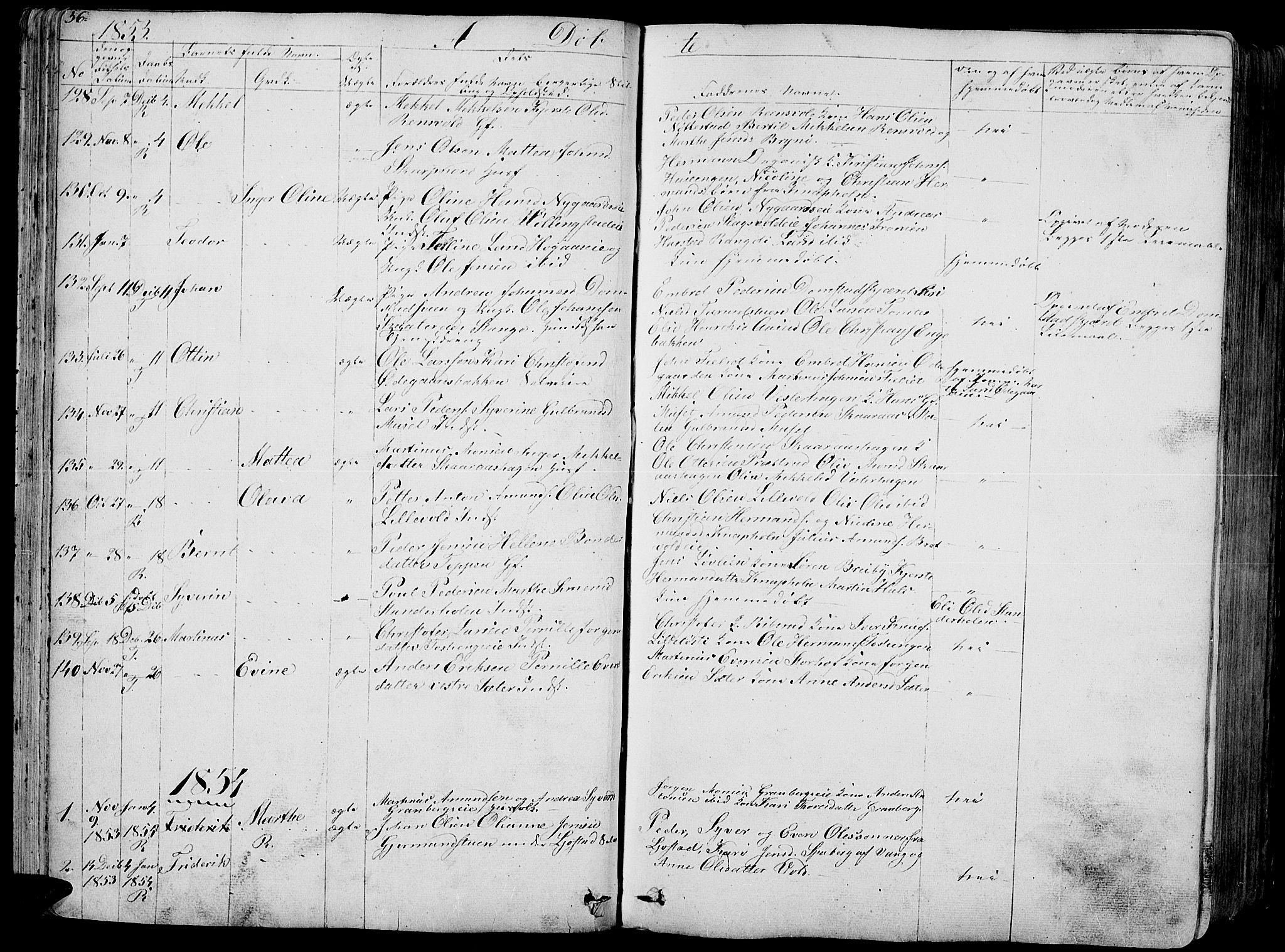 Romedal prestekontor, SAH/PREST-004/L/L0009: Parish register (copy) no. 9, 1846-1866, p. 56