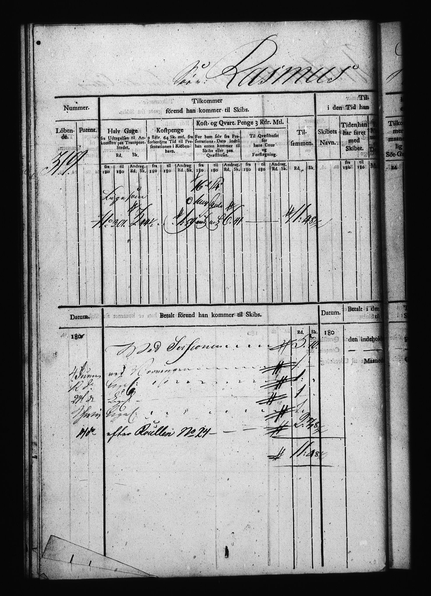 Sjøetaten, AV/RA-EA-3110/F/L0321: Trondheim distrikt, bind 4, 1800