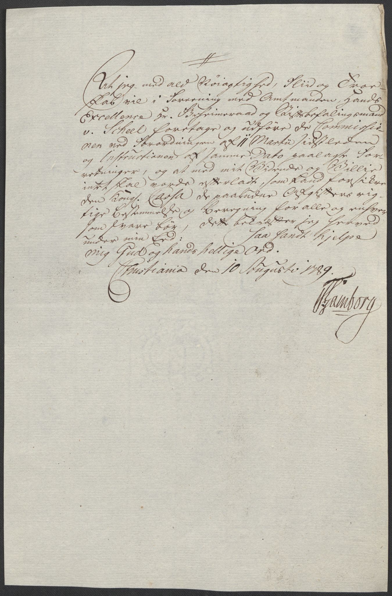 Rentekammeret inntil 1814, Reviderte regnskaper, Mindre regnskaper, AV/RA-EA-4068/Rf/Rfe/L0001: Aker og Follo fogderi, 1789, p. 44