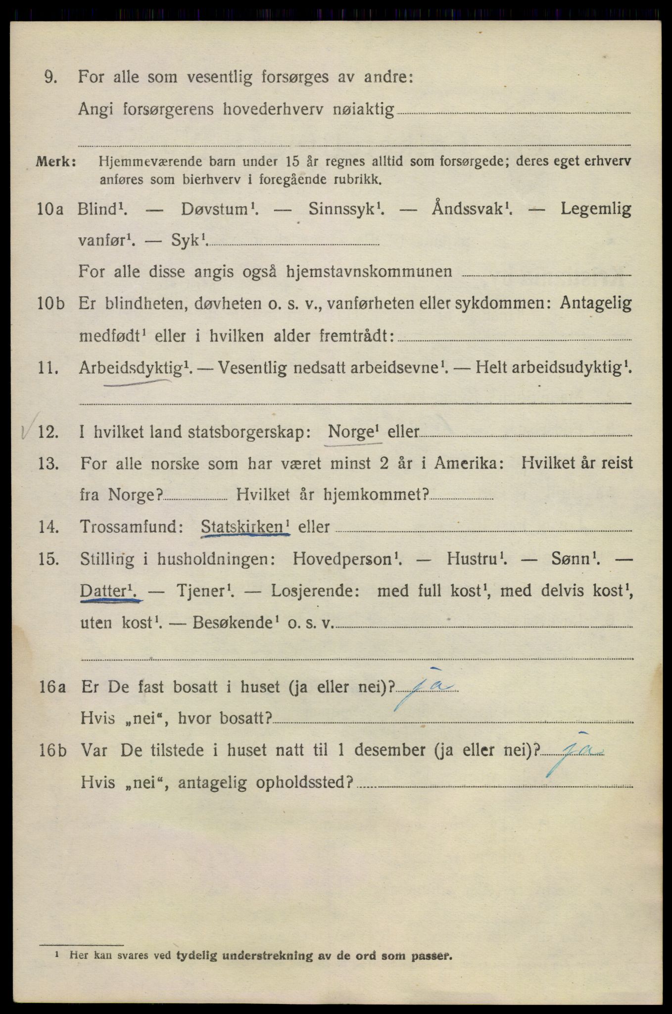 SAO, 1920 census for Kristiania, 1920, p. 590382