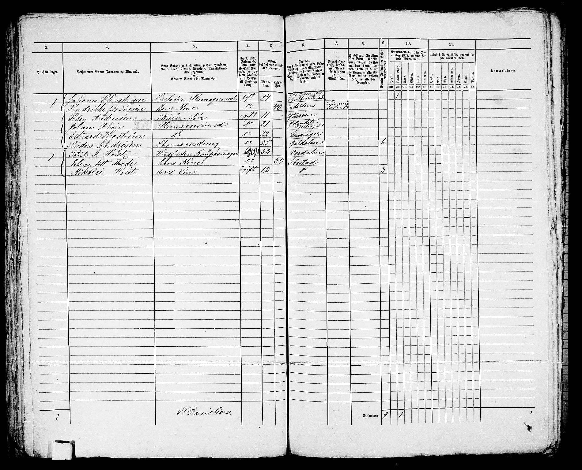 RA, 1865 census for Tromsø, 1865, p. 469