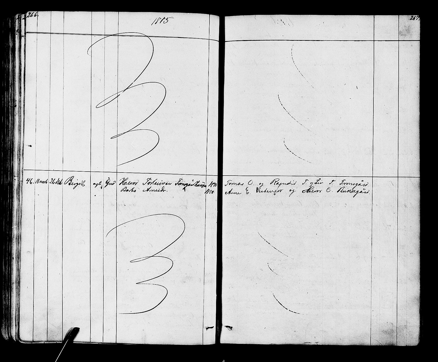 Gol kirkebøker, AV/SAKO-A-226/G/Ga/L0002: Parish register (copy) no. I 2, 1860-1887, p. 266-267