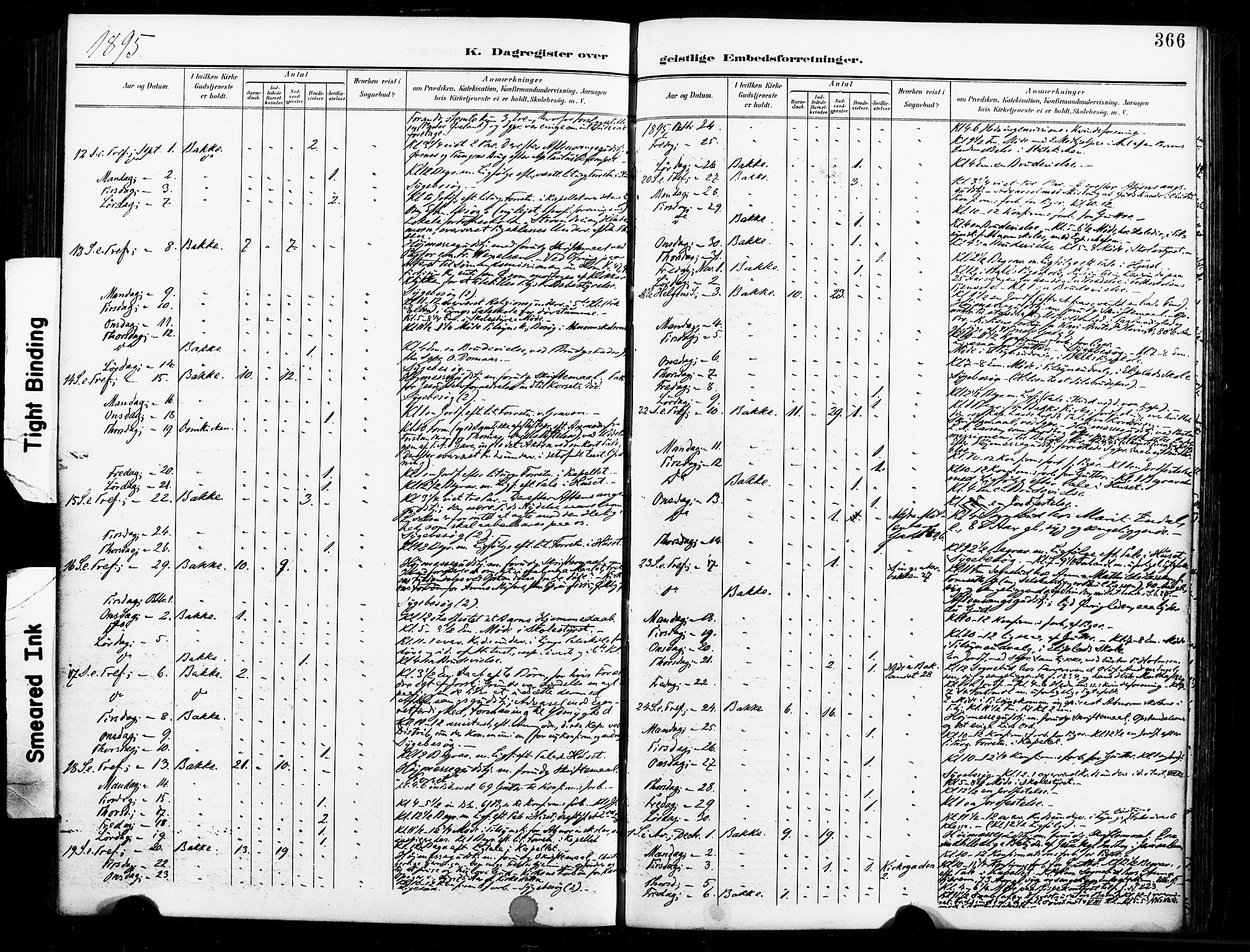 Ministerialprotokoller, klokkerbøker og fødselsregistre - Sør-Trøndelag, AV/SAT-A-1456/604/L0198: Parish register (official) no. 604A19, 1893-1900, p. 366