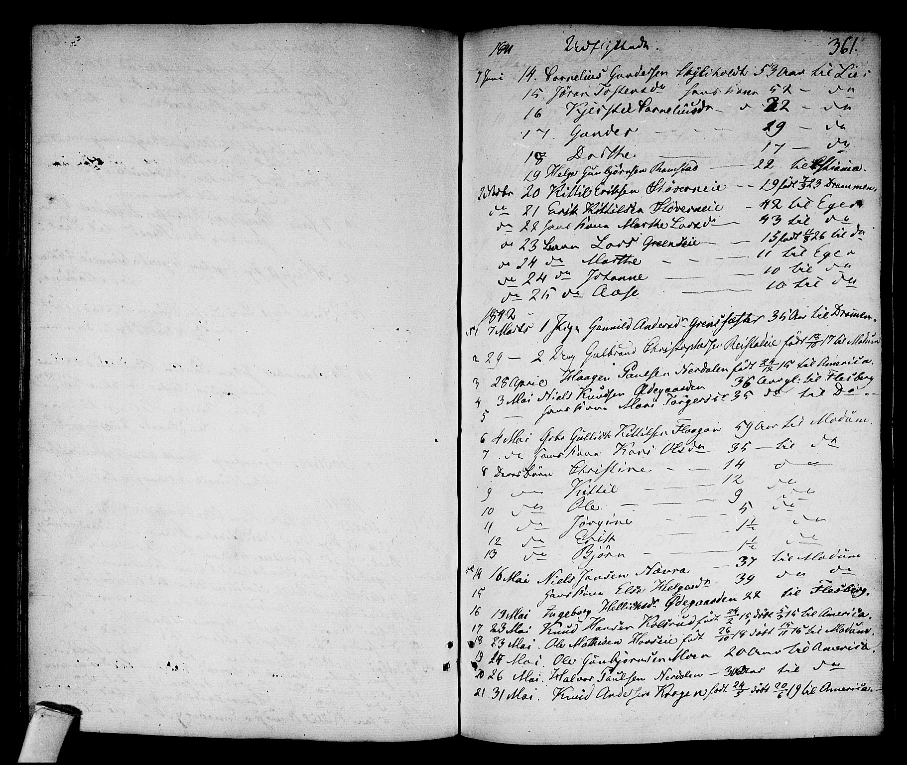 Sigdal kirkebøker, AV/SAKO-A-245/F/Fa/L0006: Parish register (official) no. I 6 /1, 1829-1843, p. 361