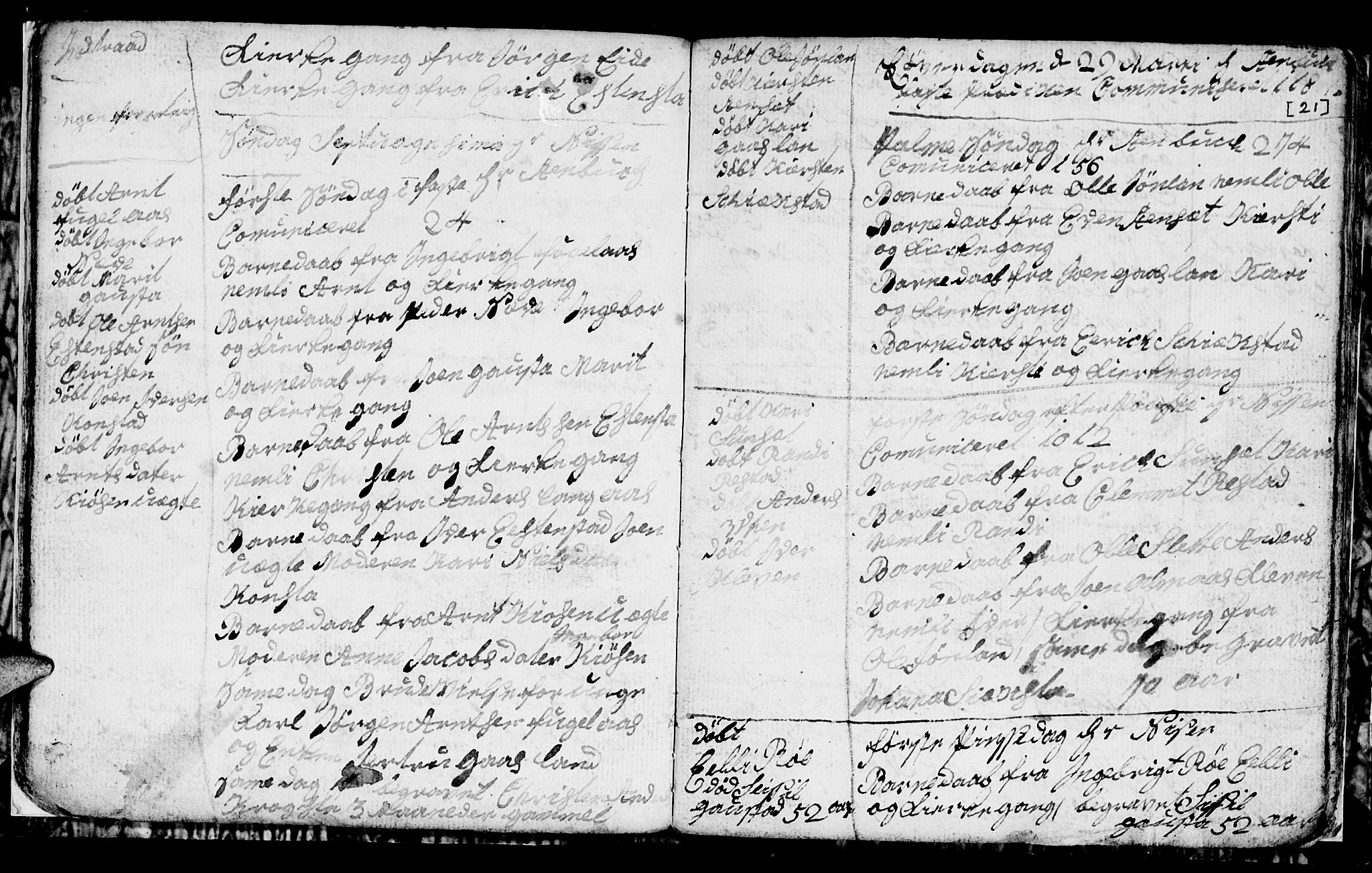 Ministerialprotokoller, klokkerbøker og fødselsregistre - Sør-Trøndelag, SAT/A-1456/694/L1129: Parish register (copy) no. 694C01, 1793-1815, p. 21