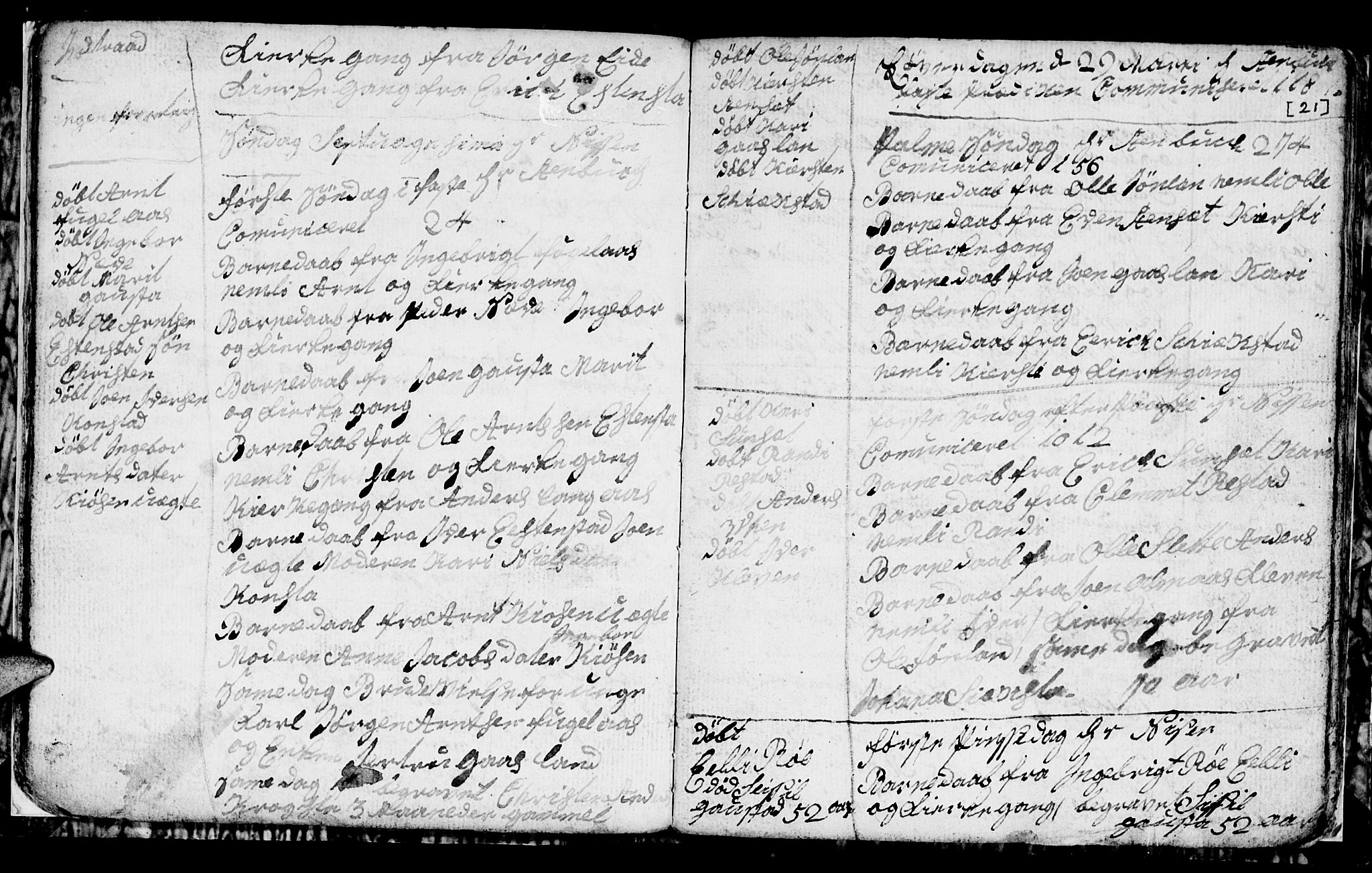 Ministerialprotokoller, klokkerbøker og fødselsregistre - Sør-Trøndelag, AV/SAT-A-1456/694/L1129: Parish register (copy) no. 694C01, 1793-1815, p. 21