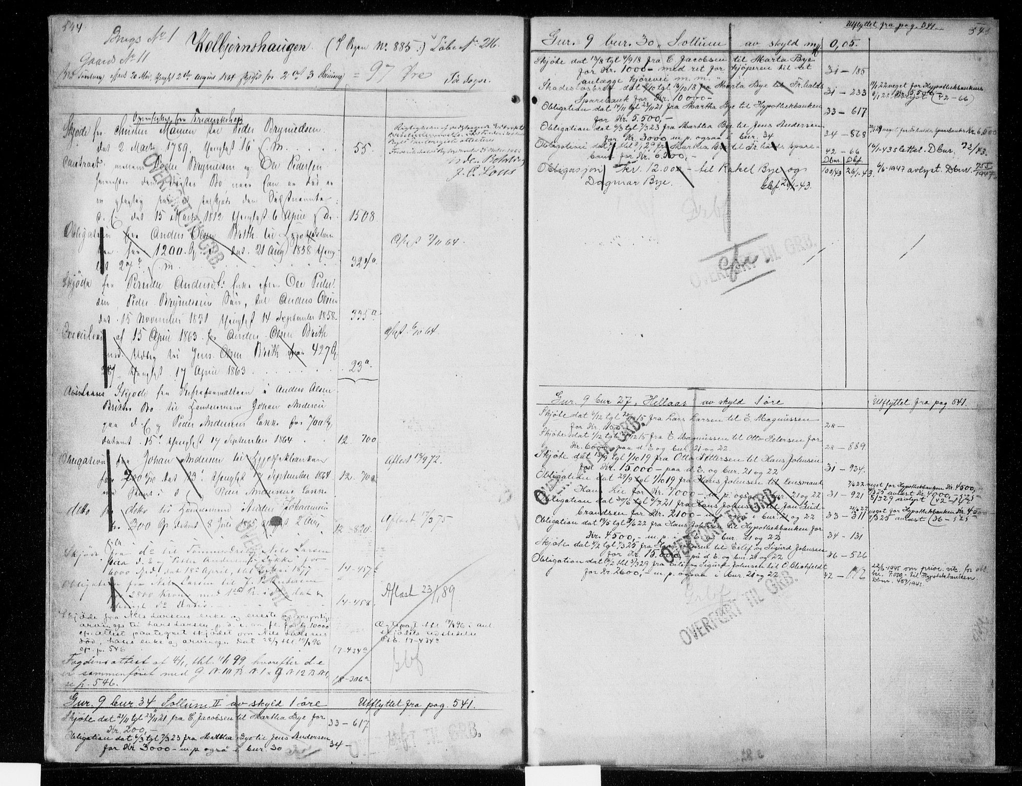 Idd og Marker sorenskriveri, AV/SAO-A-10283/G/Ga/Gac/L0005b: Mortgage register no. II 5b, 1811-1953, p. 544-545