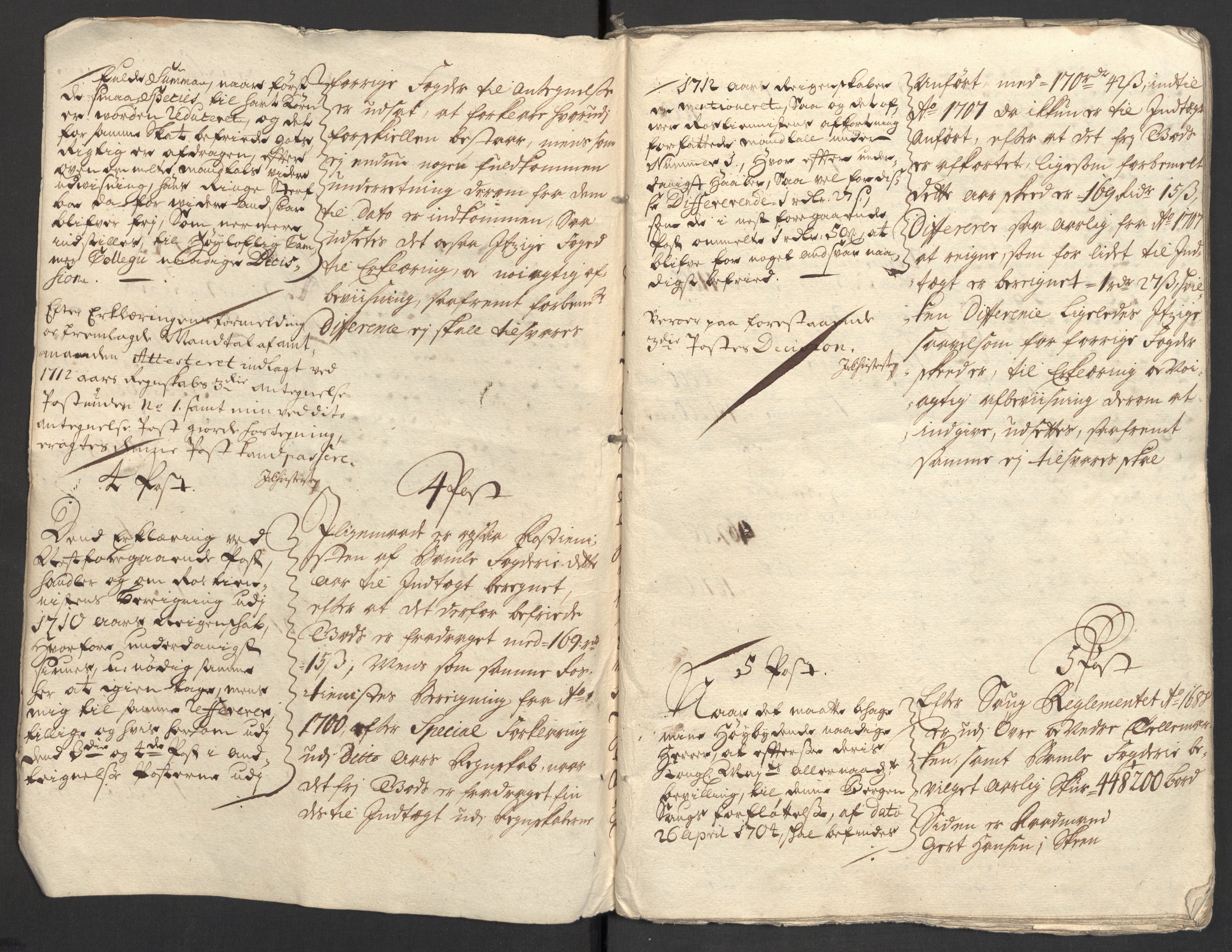 Rentekammeret inntil 1814, Reviderte regnskaper, Fogderegnskap, AV/RA-EA-4092/R36/L2122: Fogderegnskap Øvre og Nedre Telemark og Bamble, 1710-1711, p. 5