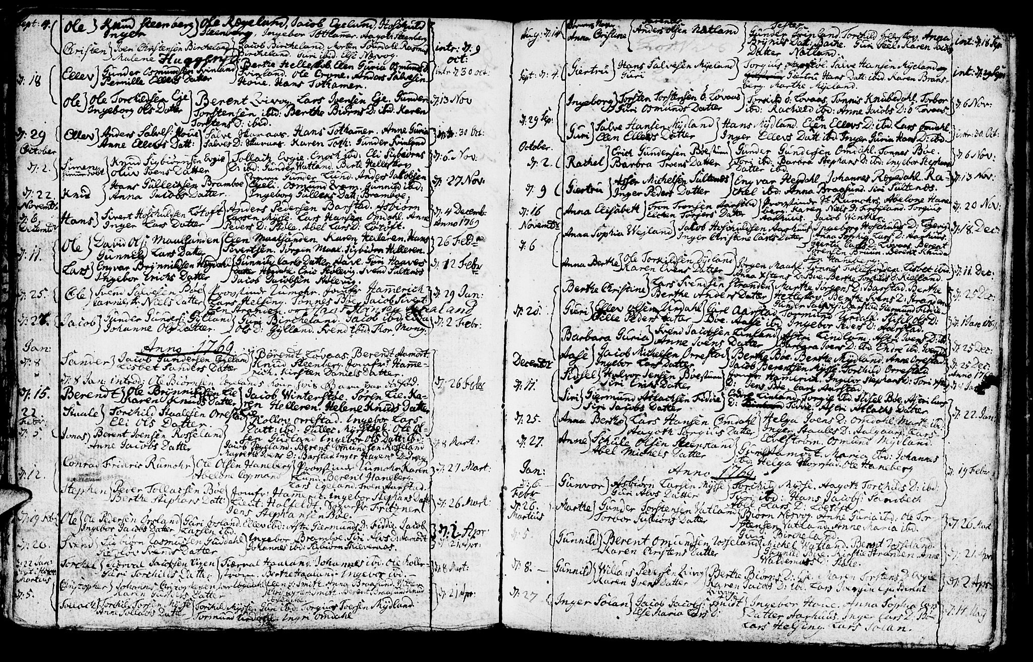 Sokndal sokneprestkontor, AV/SAST-A-101808: Parish register (official) no. A 4, 1762-1811