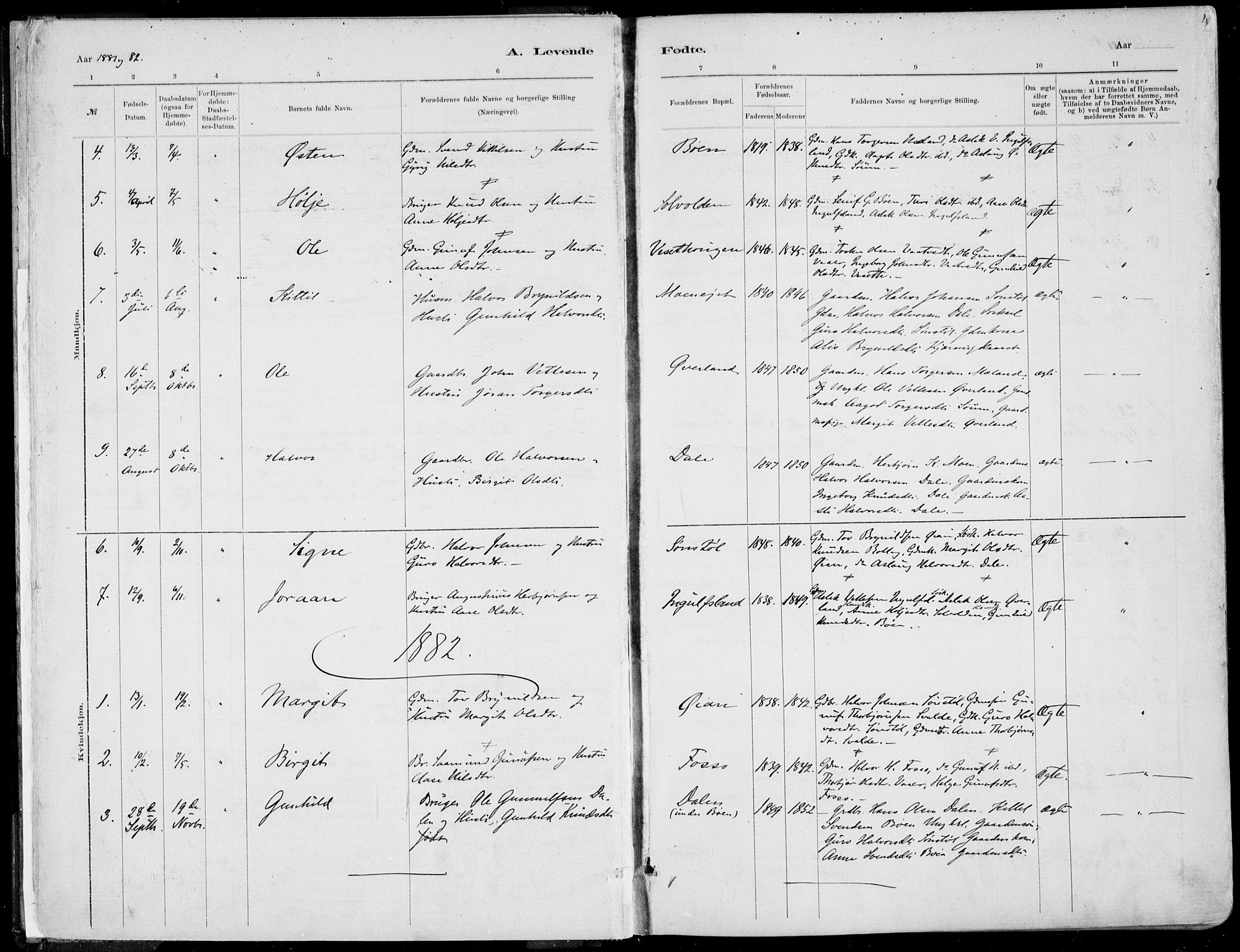 Rjukan kirkebøker, SAKO/A-294/F/Fa/L0001: Parish register (official) no. 1, 1878-1912, p. 4