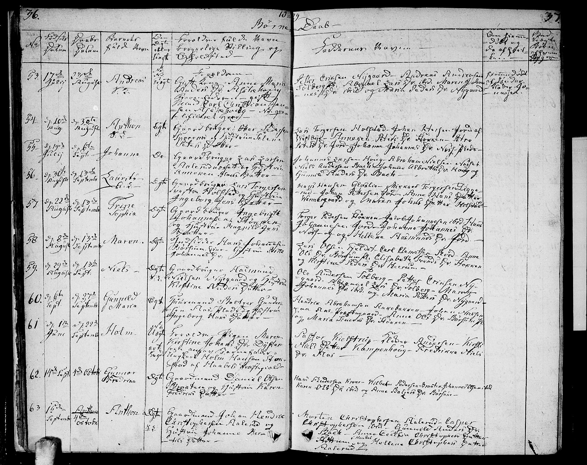 Ås prestekontor Kirkebøker, SAO/A-10894/F/Fa/L0005: Parish register (official) no. I 5, 1827-1840, p. 36-37