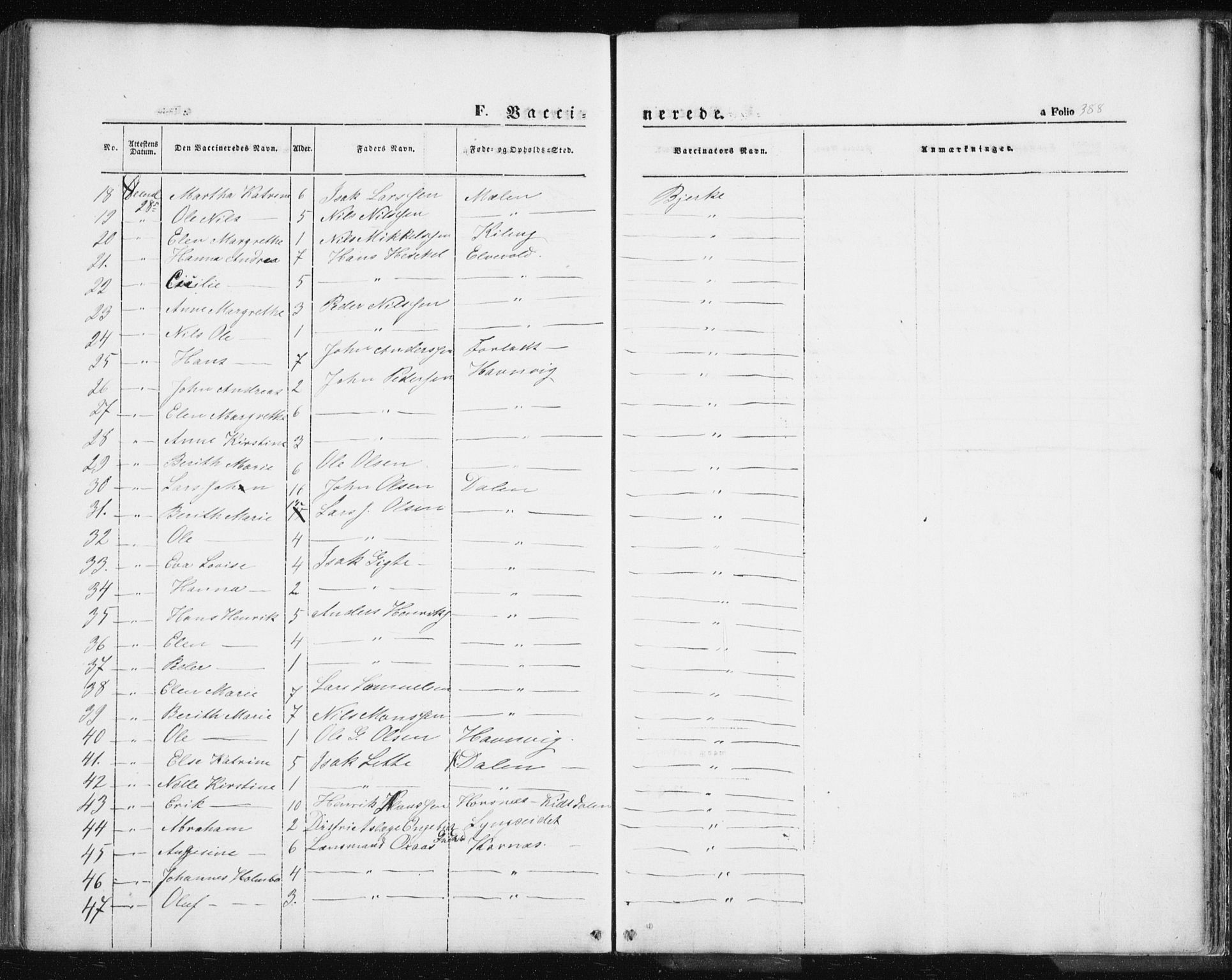 Lyngen sokneprestembete, AV/SATØ-S-1289/H/He/Hea/L0004kirke: Parish register (official) no. 4, 1839-1858, p. 388