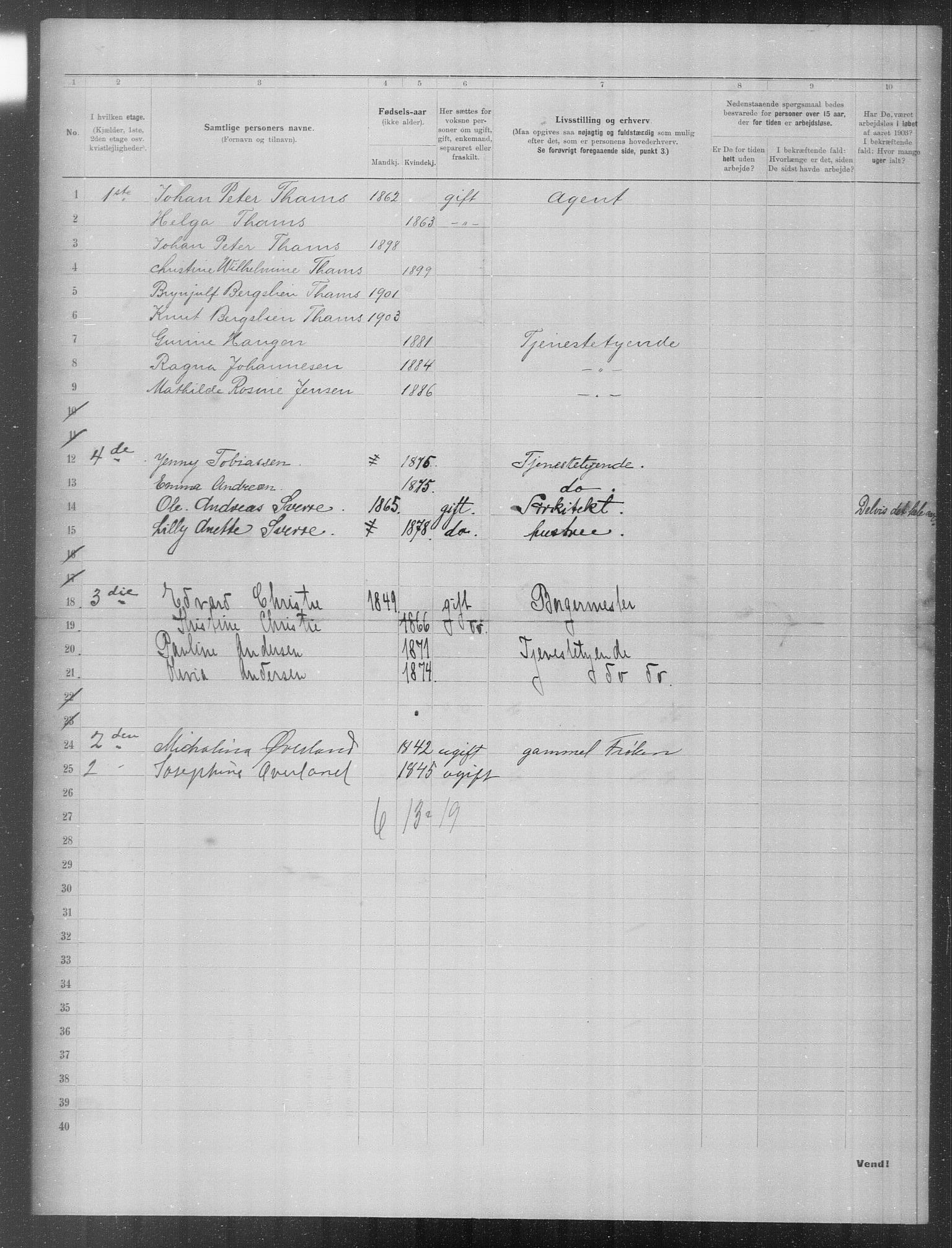 OBA, Municipal Census 1903 for Kristiania, 1903, p. 21183