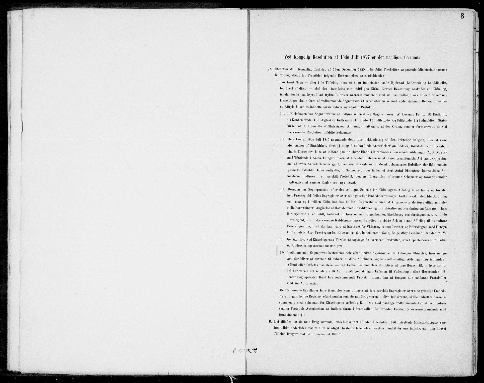 Strandebarm sokneprestembete, SAB/A-78401/H/Haa: Parish register (official) no. E  1, 1886-1908, p. 3