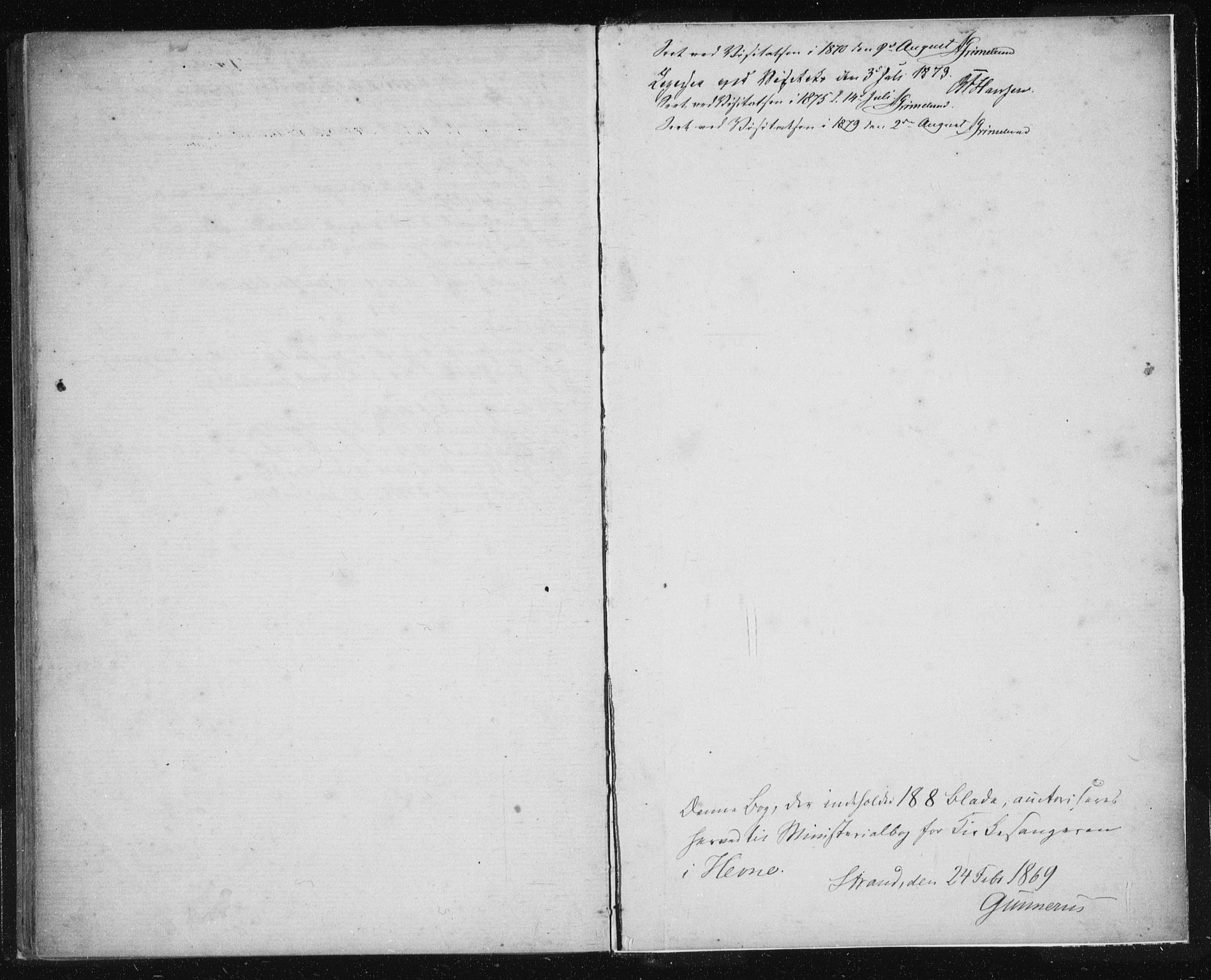 Ministerialprotokoller, klokkerbøker og fødselsregistre - Sør-Trøndelag, SAT/A-1456/630/L0503: Parish register (copy) no. 630C01, 1869-1878