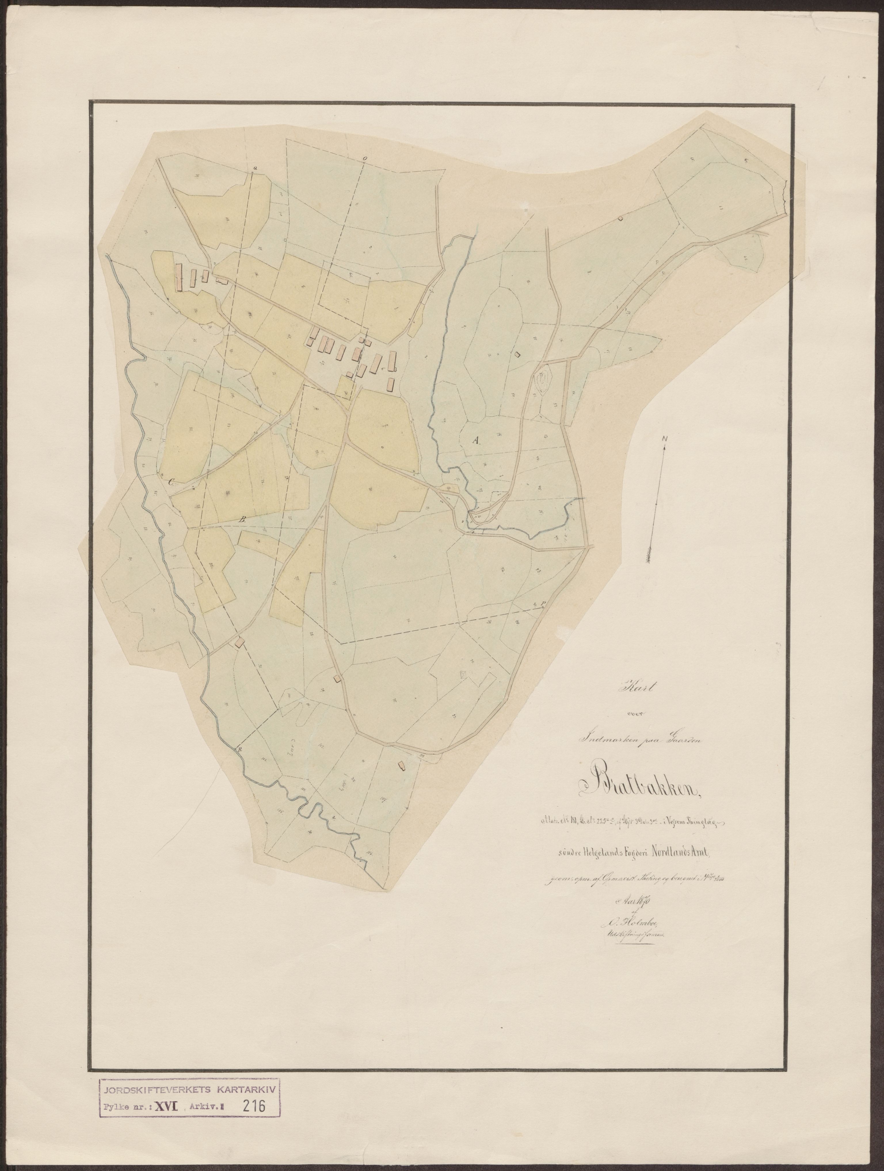 Jordskifteverkets kartarkiv, AV/RA-S-3929/T, 1859-1988, p. 312