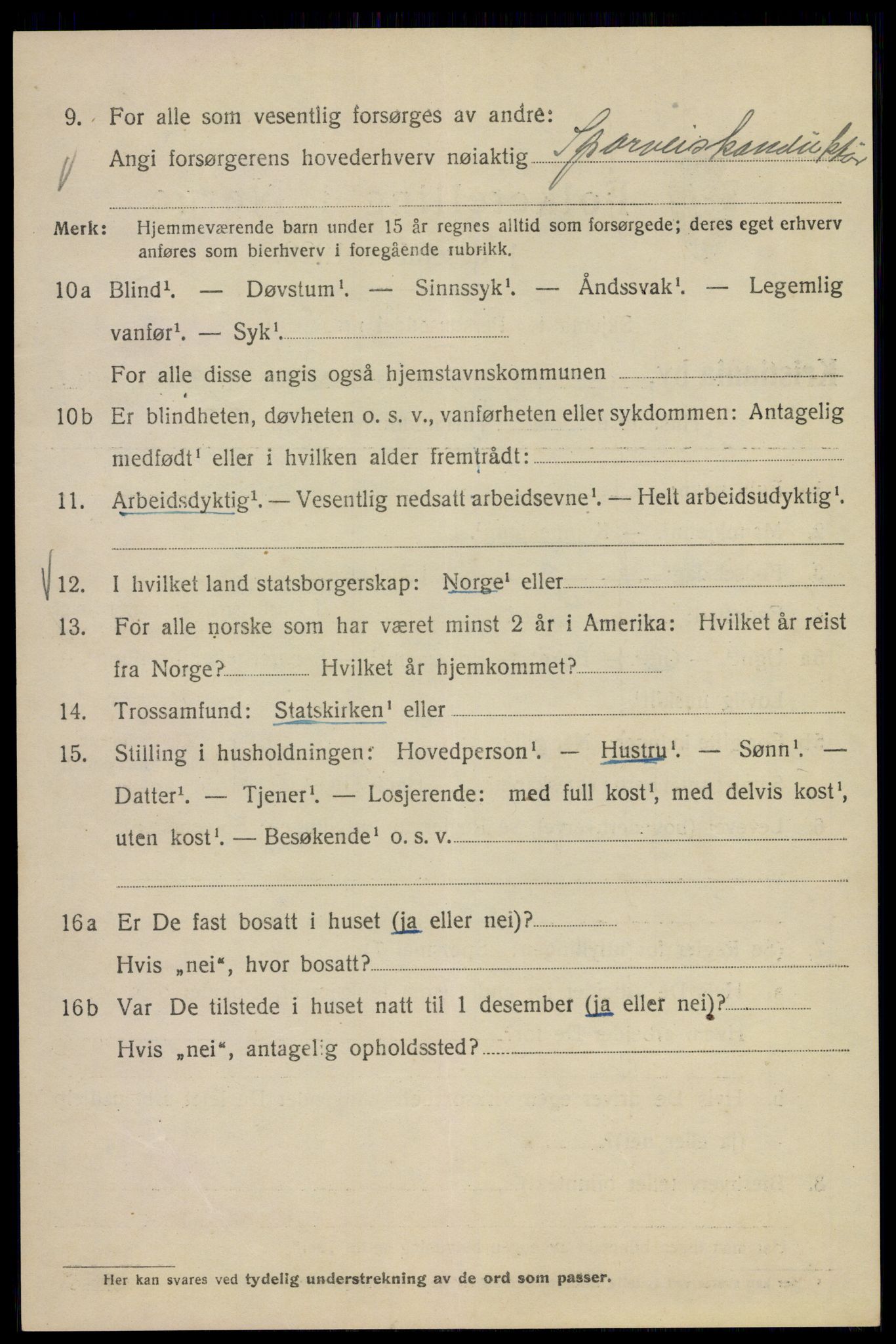 SAO, 1920 census for Kristiania, 1920, p. 567422