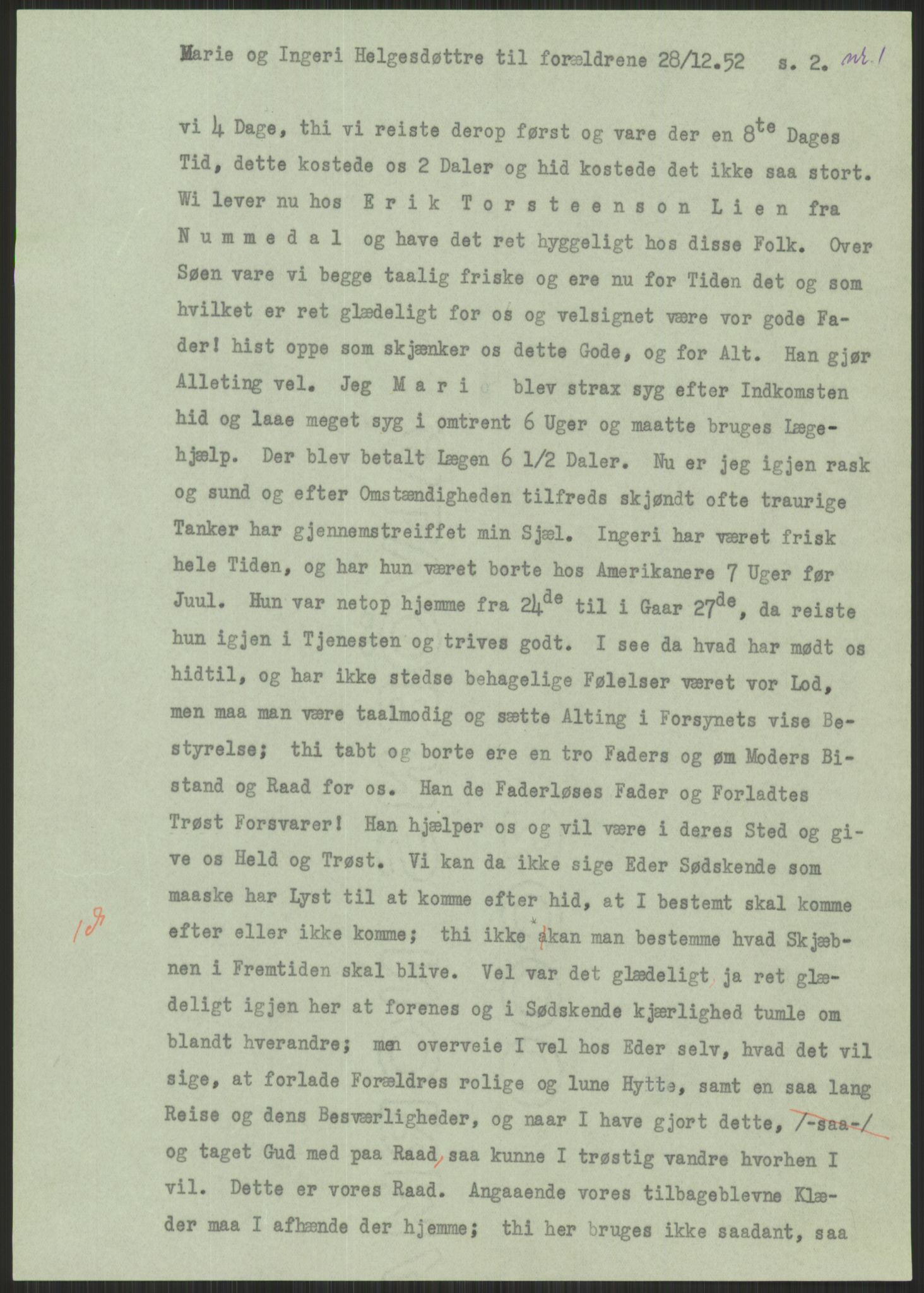 Samlinger til kildeutgivelse, Amerikabrevene, AV/RA-EA-4057/F/L0021: Innlån fra Buskerud: Michalsen - Ål bygdearkiv, 1838-1914, p. 233