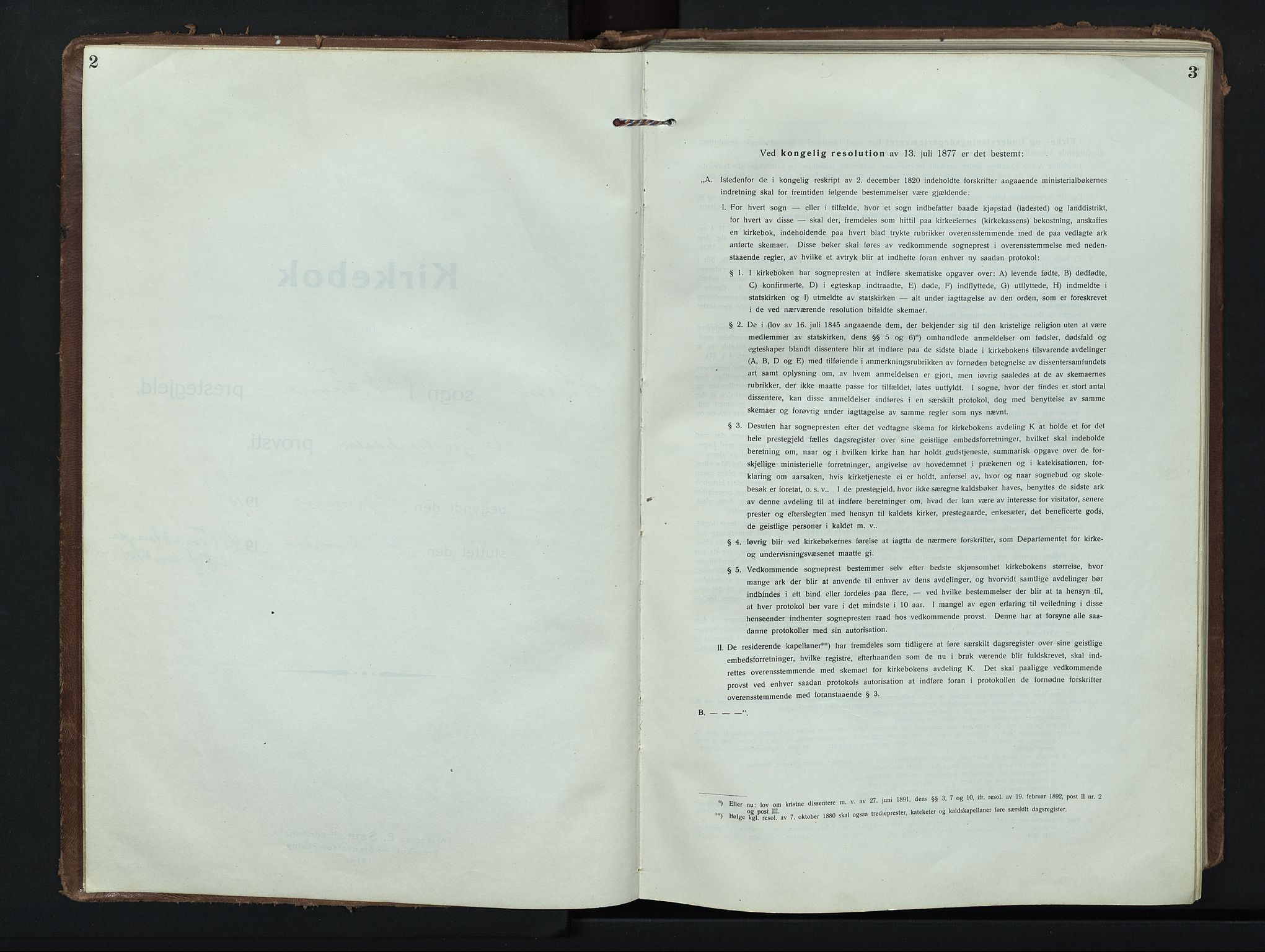 Nord-Fron prestekontor, SAH/PREST-080/H/Ha/Hab/L0008: Parish register (copy) no. 8, 1915-1948, p. 2-3