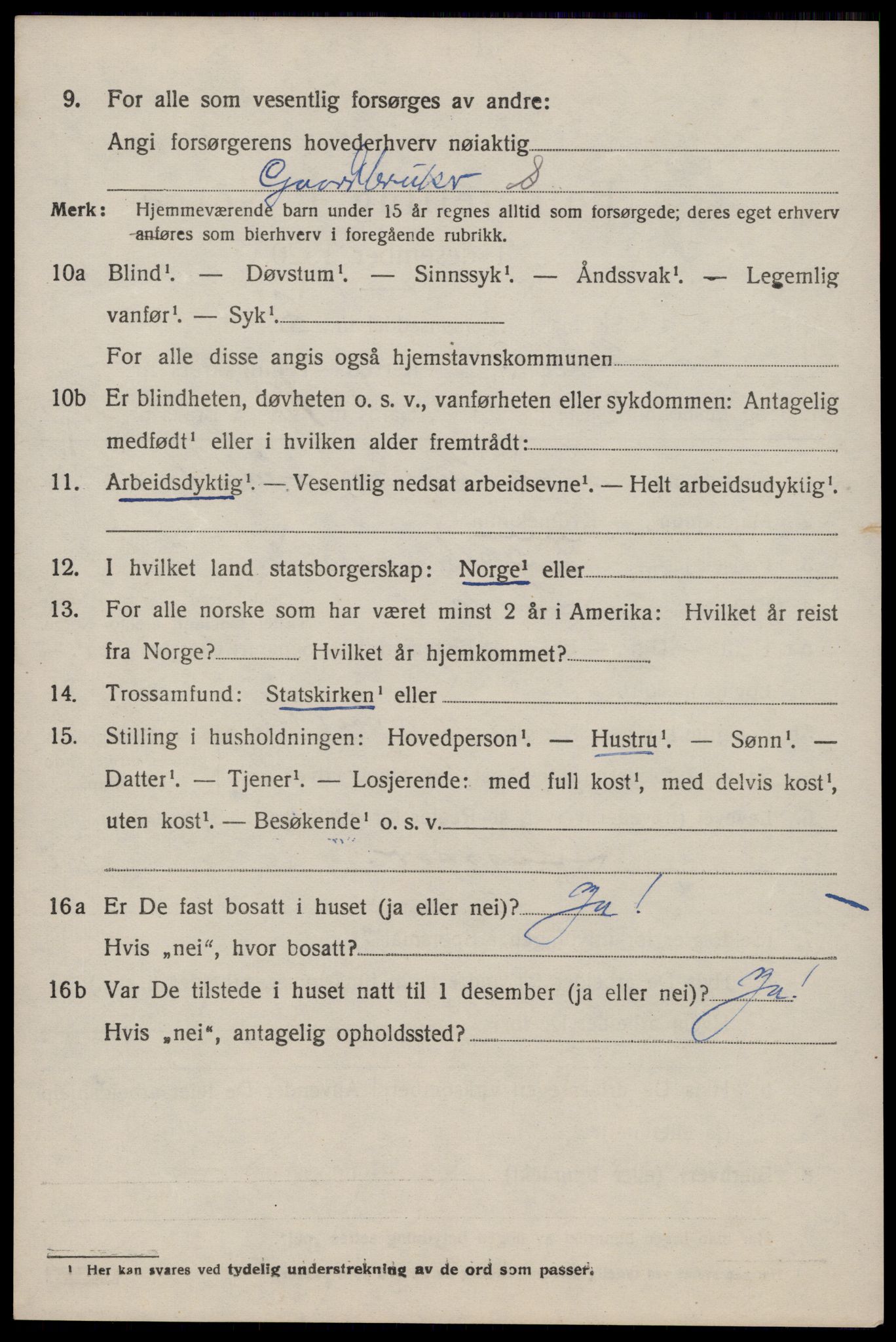 SAST, 1920 census for Høle, 1920, p. 2018