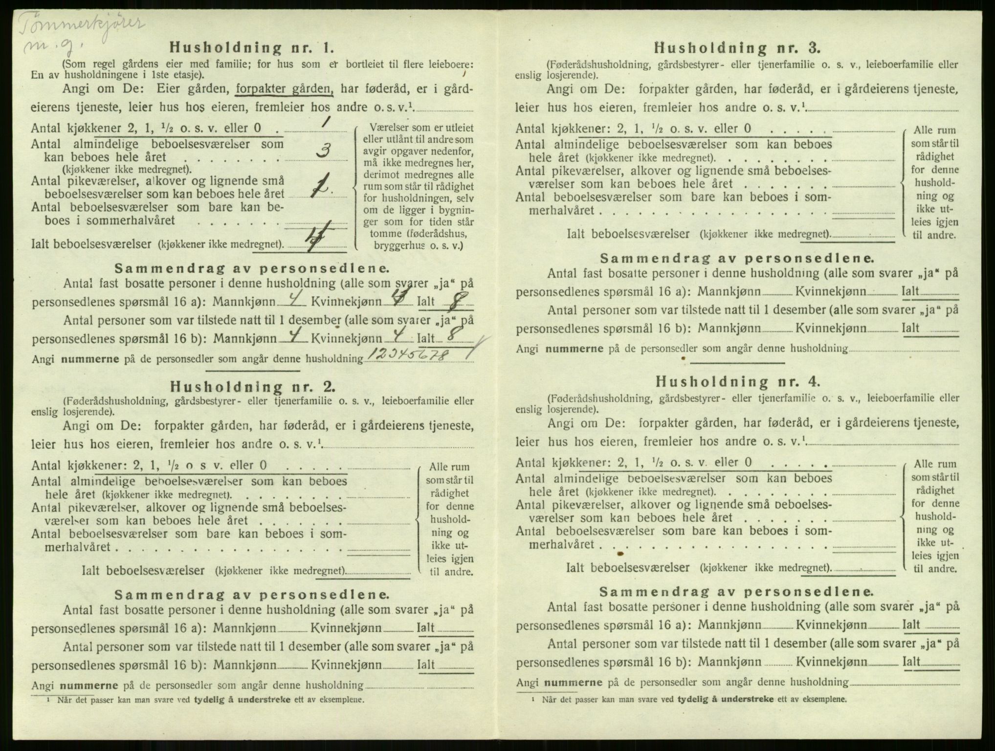 SAKO, 1920 census for Andebu, 1920, p. 850