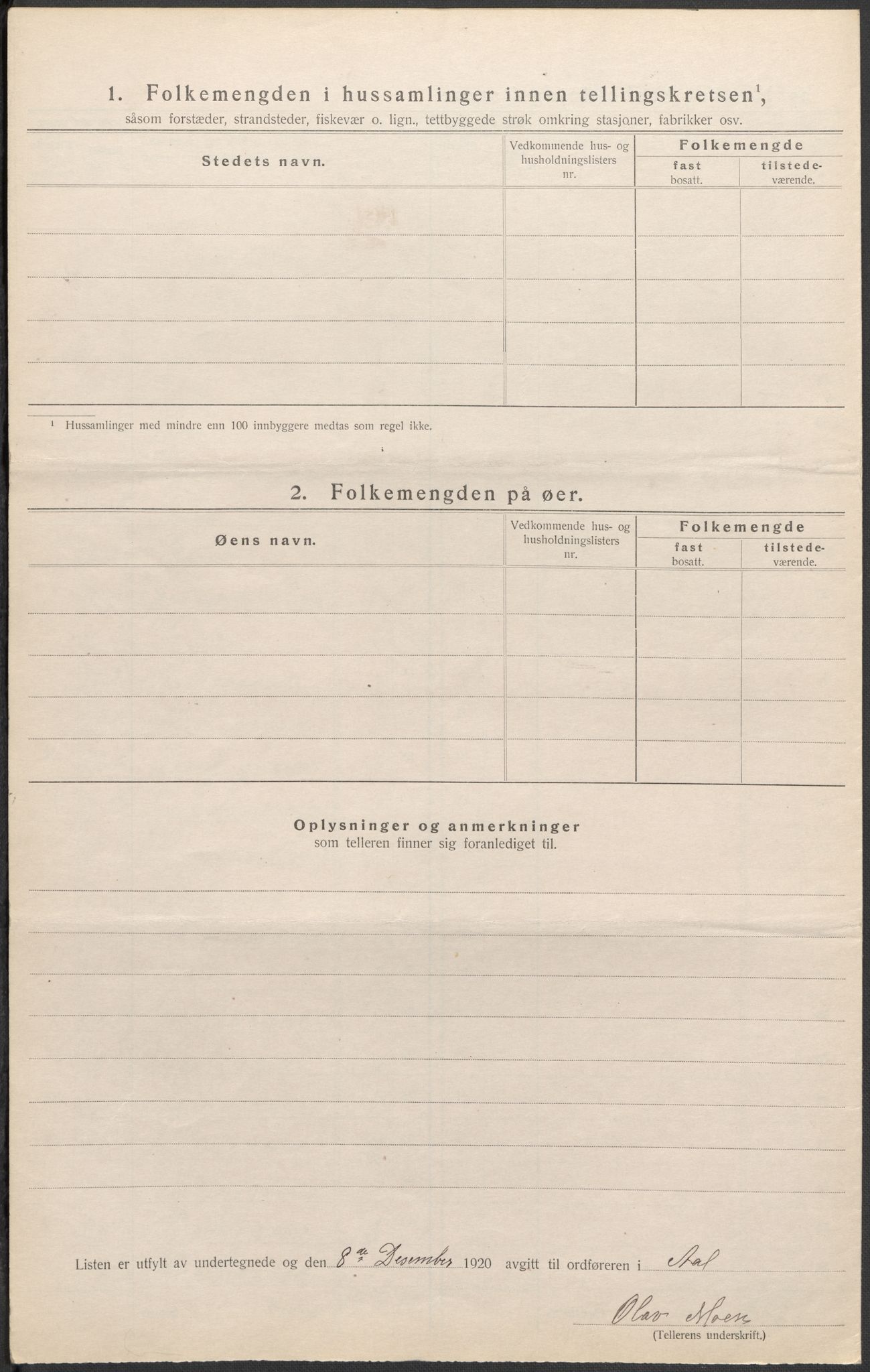 SAKO, 1920 census for Ål, 1920, p. 28