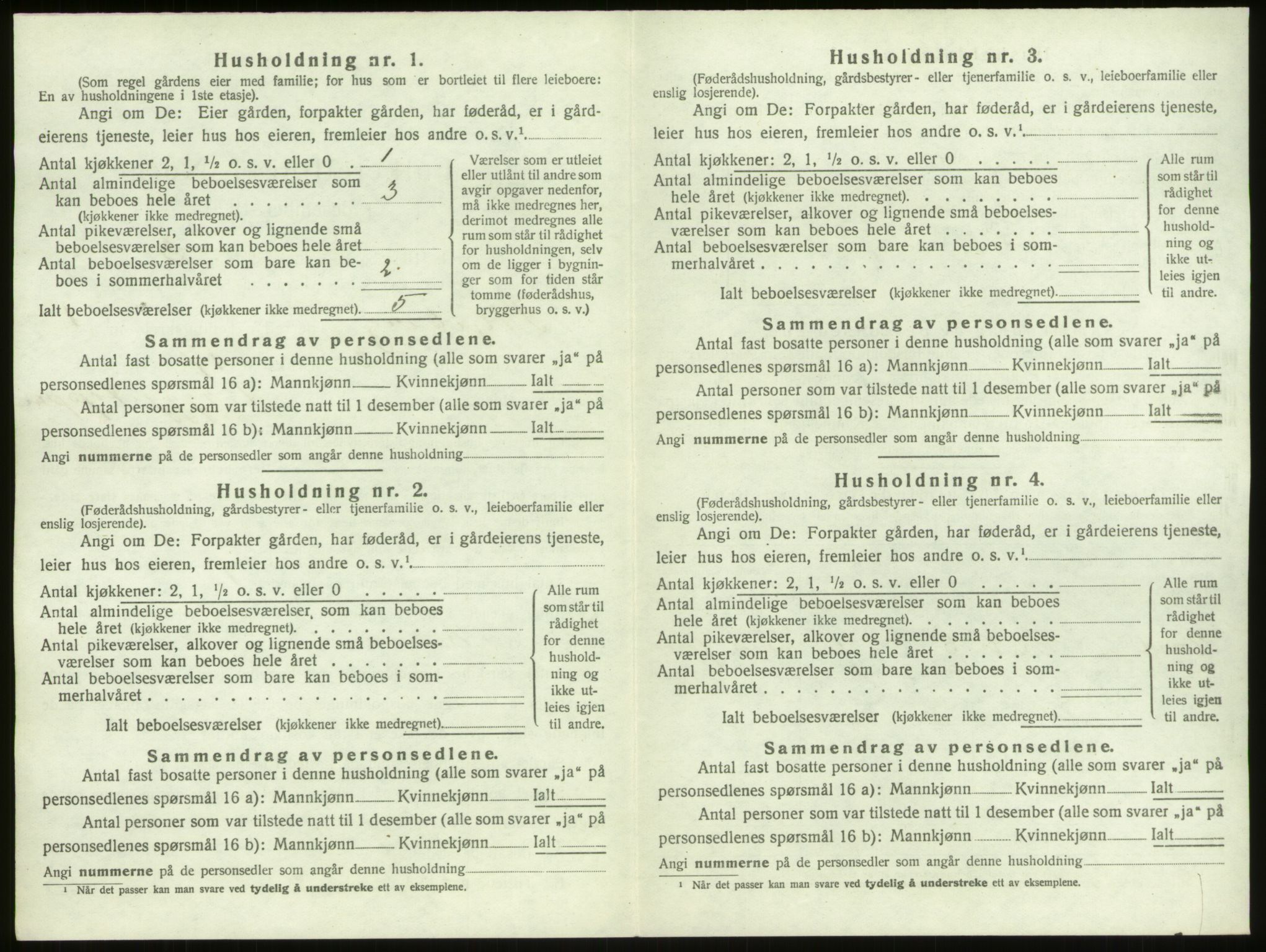 SAO, 1920 census for Skjeberg, 1920, p. 66