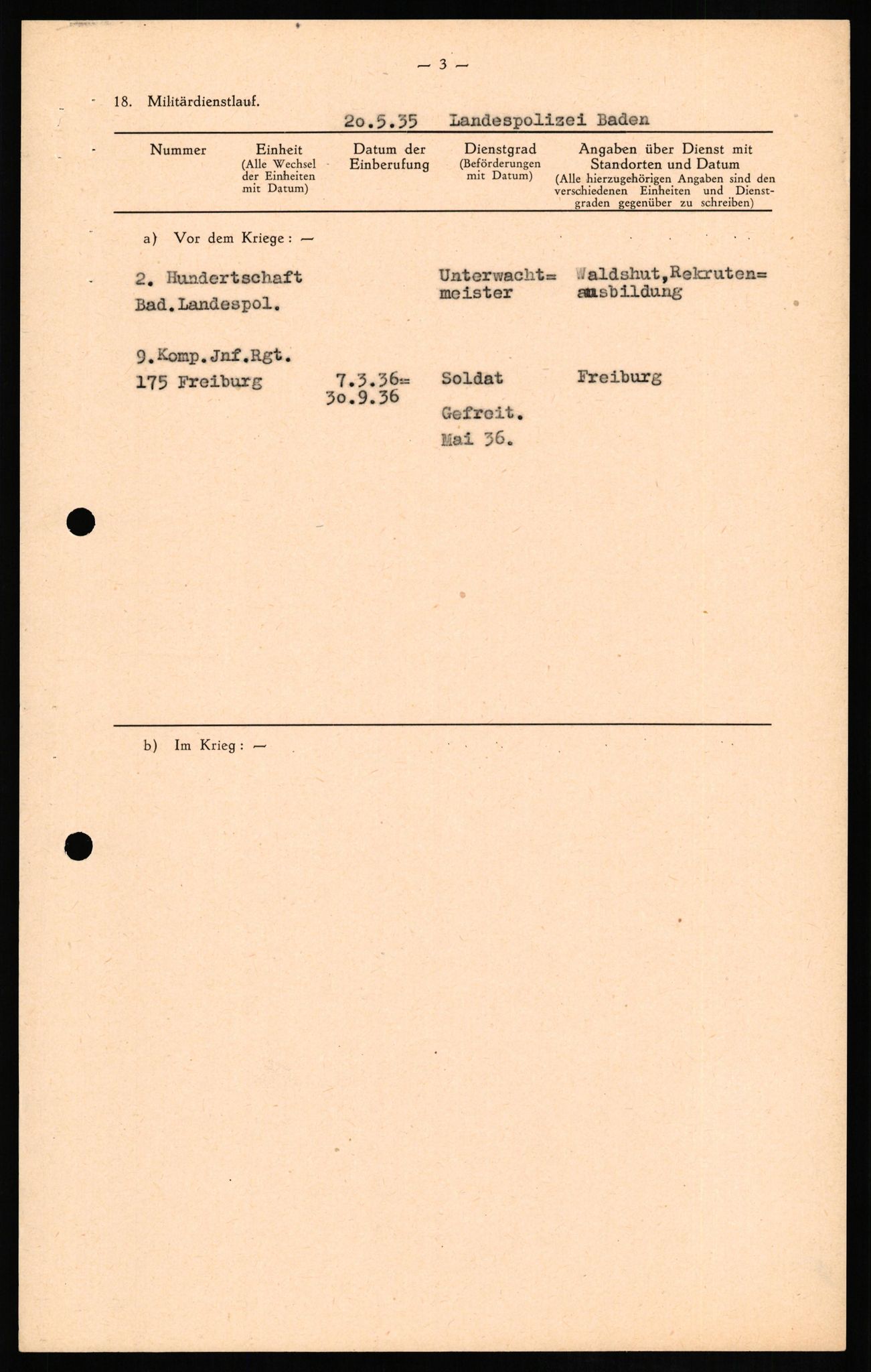 Forsvaret, Forsvarets overkommando II, RA/RAFA-3915/D/Db/L0014: CI Questionaires. Tyske okkupasjonsstyrker i Norge. Tyskere., 1945-1946, p. 95