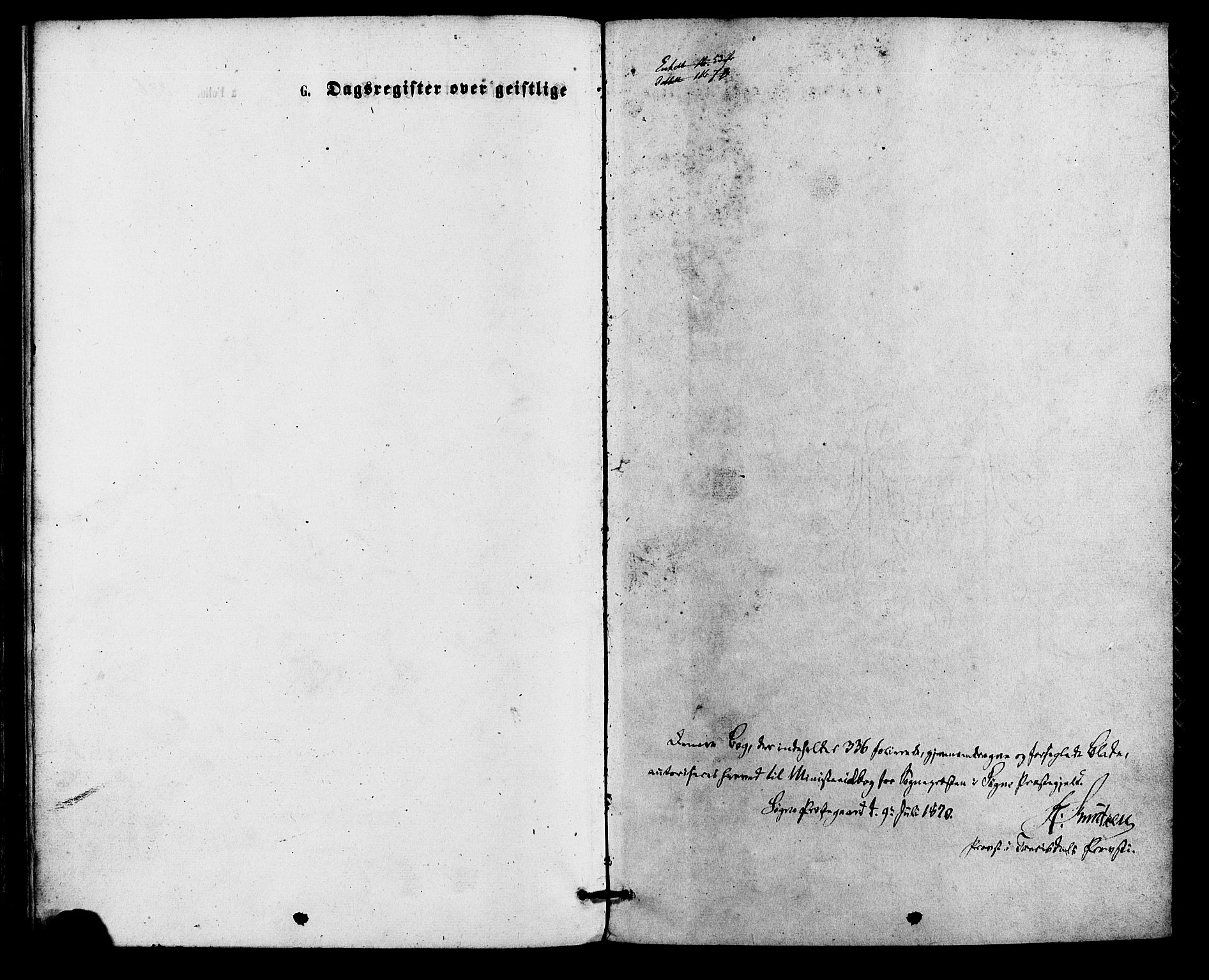 Søgne sokneprestkontor, SAK/1111-0037/F/Fa/Fab/L0011: Parish register (official) no. A 11, 1869-1879