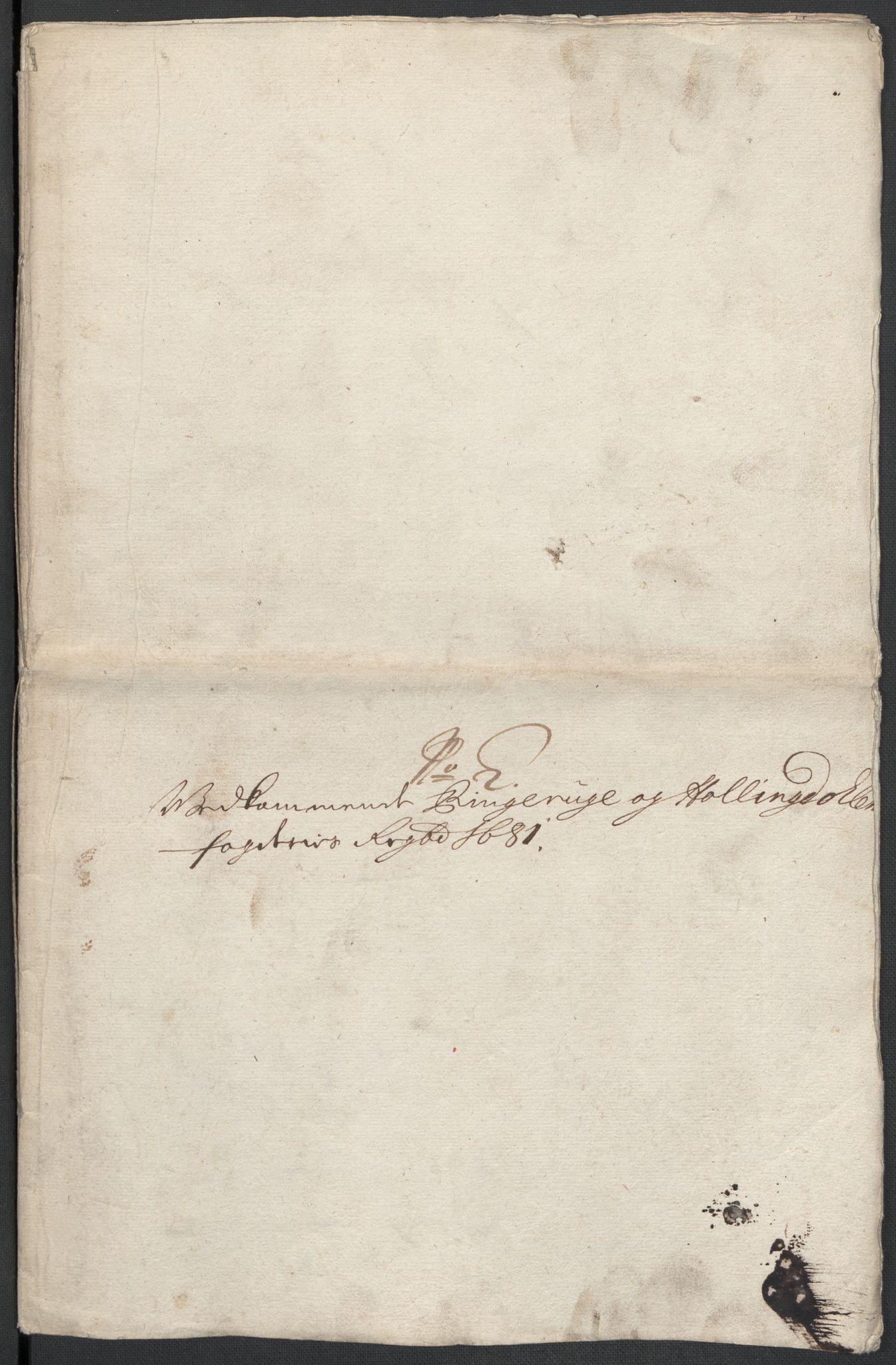 Rentekammeret inntil 1814, Reviderte regnskaper, Fogderegnskap, AV/RA-EA-4092/R21/L1445: Fogderegnskap Ringerike og Hallingdal, 1681-1689, p. 221