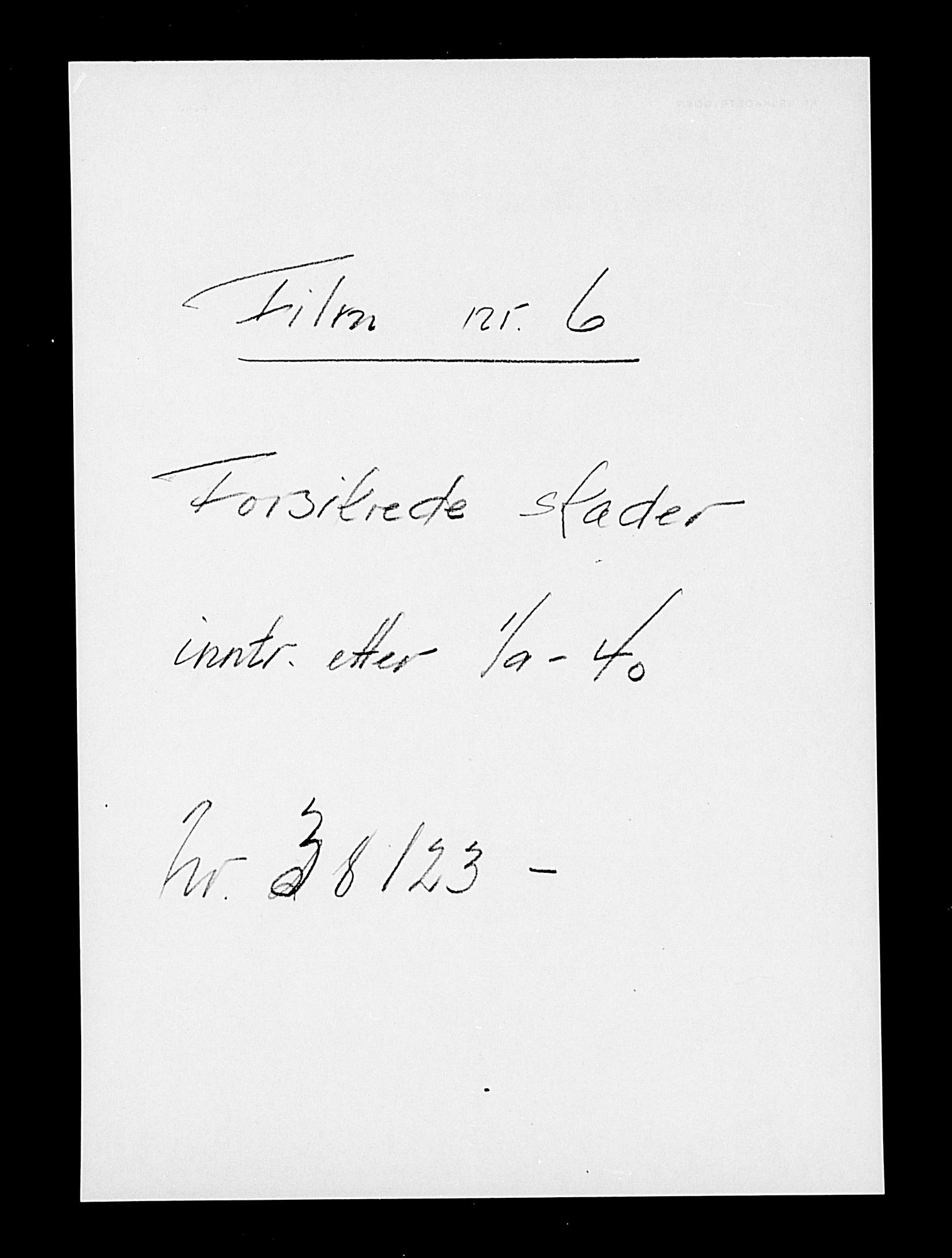 Krigsskadetrygdene for bygninger og løsøre, AV/RA-S-1548/V/L0006: Bygning. Trygdete skader inntruffet etter 1/9-40. Skadenr. 38123-41822. positiv Original, 1940-1945