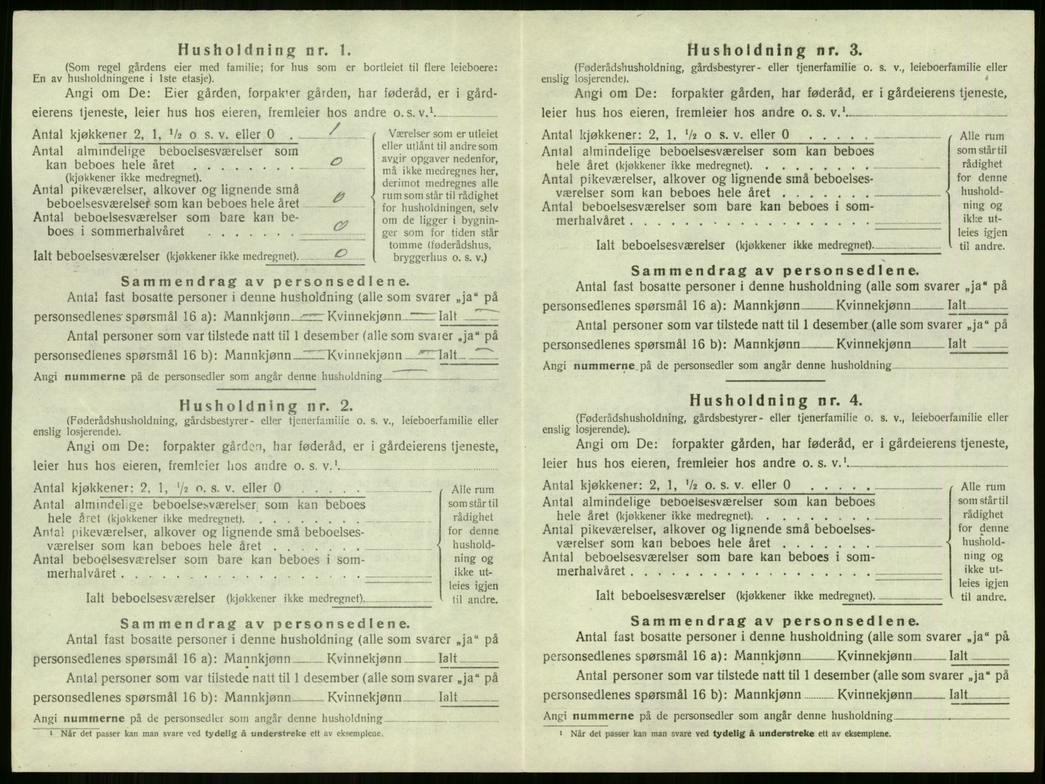 SAKO, 1920 census for Hole, 1920, p. 769