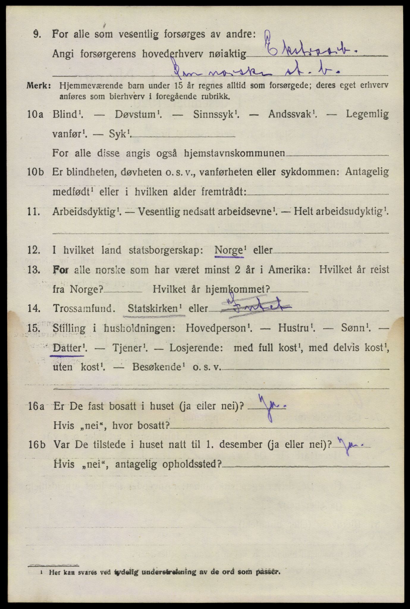 SAO, 1920 census for Rygge, 1920, p. 6844