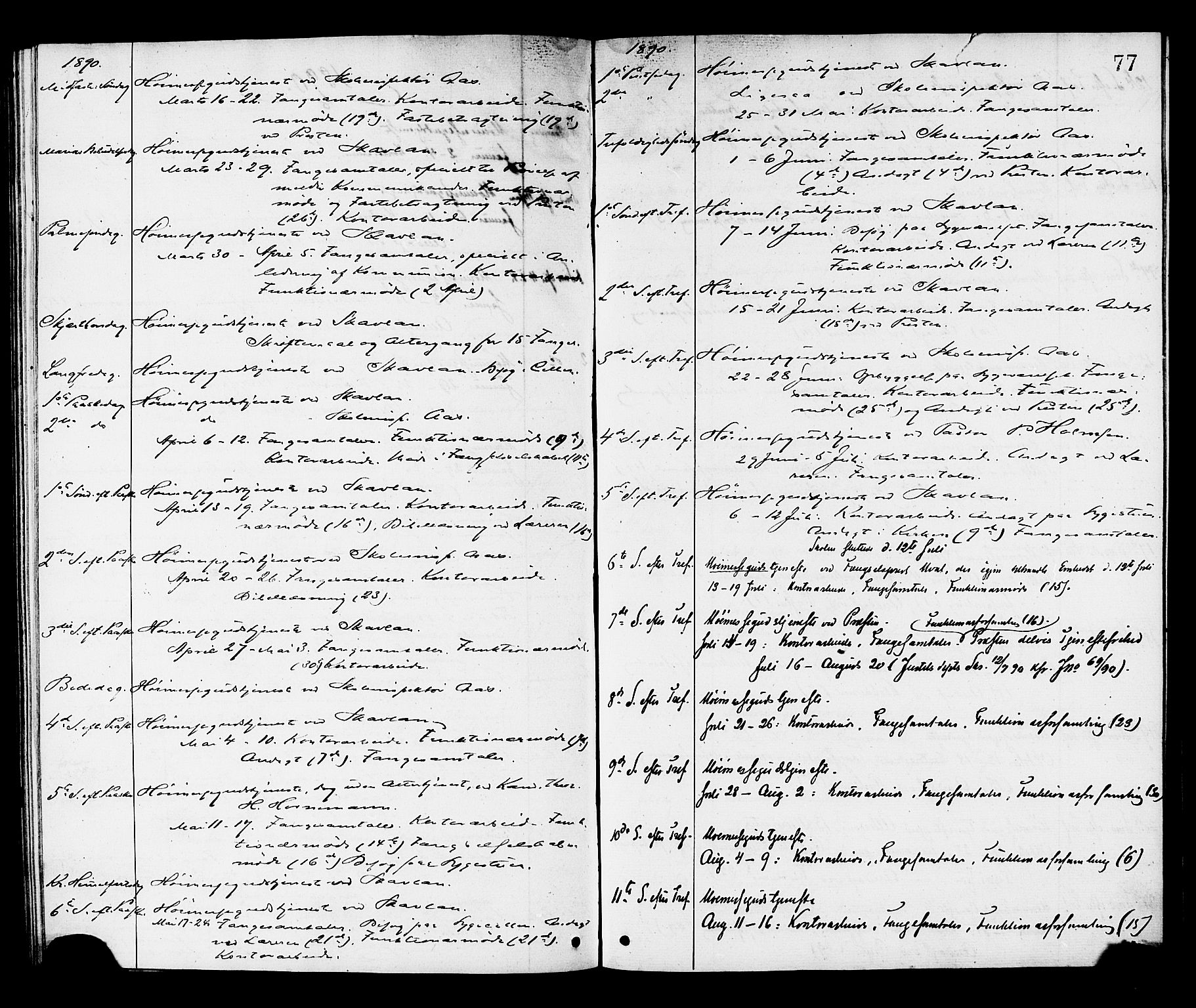 Ministerialprotokoller, klokkerbøker og fødselsregistre - Sør-Trøndelag, SAT/A-1456/624/L0482: Parish register (official) no. 624A03, 1870-1918, p. 77