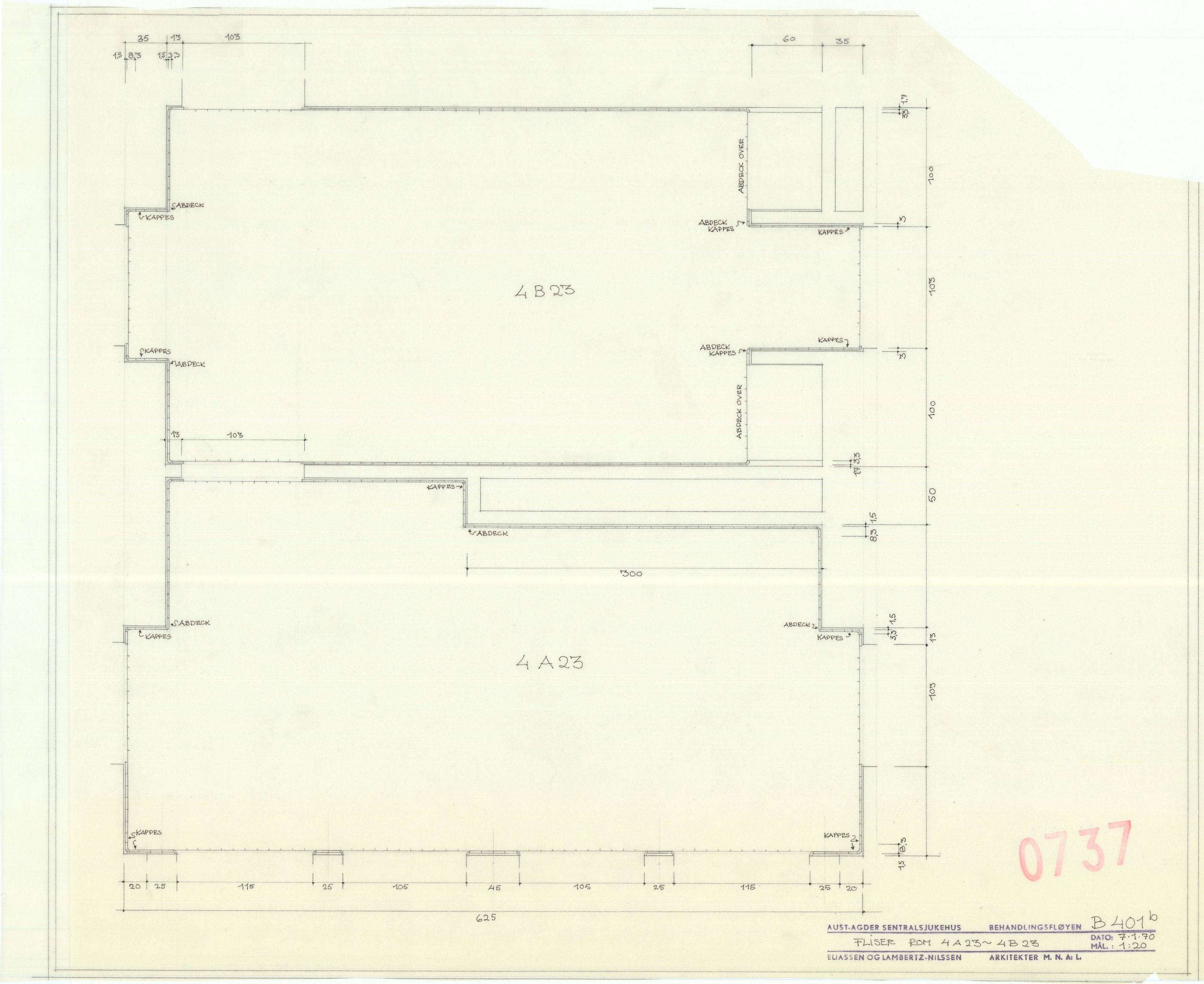 Eliassen og Lambertz-Nilssen Arkitekter, AAKS/PA-2983/T/T02/L0007: Tegningskogger 0737, 1967-1972, p. 14