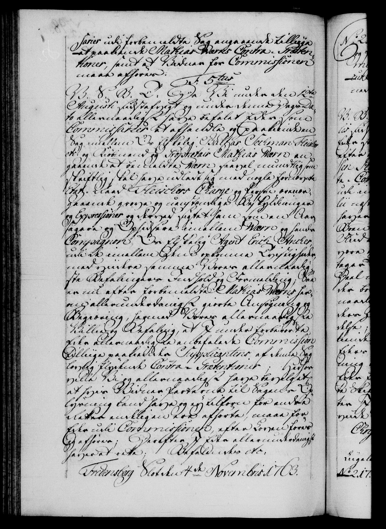 Danske Kanselli 1572-1799, RA/EA-3023/F/Fc/Fca/Fcab/L0037: Norske tegnelser, 1762-1766, p. 298b