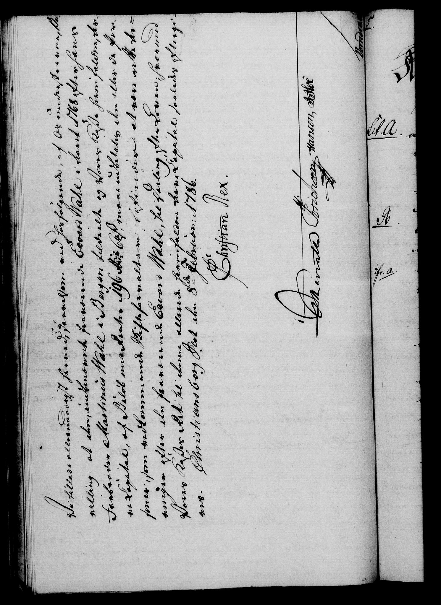 Rentekammeret, Kammerkanselliet, RA/EA-3111/G/Gf/Gfa/L0068: Norsk relasjons- og resolusjonsprotokoll (merket RK 52.68), 1786, p. 81