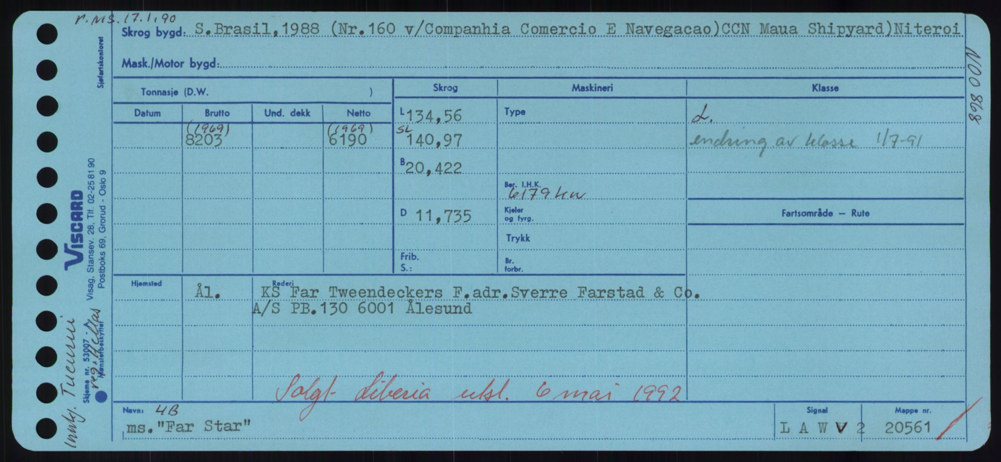 Sjøfartsdirektoratet med forløpere, Skipsmålingen, AV/RA-S-1627/H/Hd/L0010: Fartøy, F-Fjø, p. 169