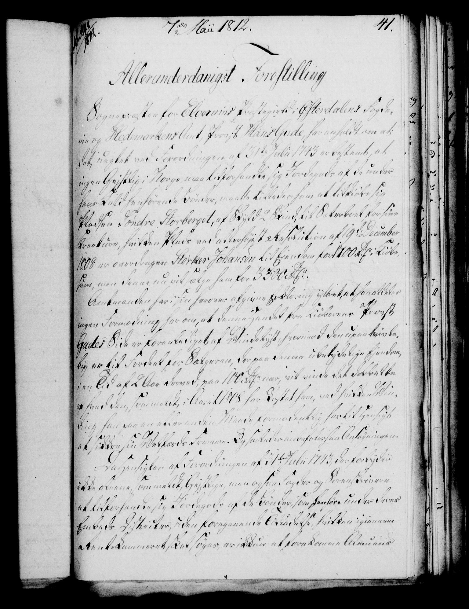 Rentekammeret, Kammerkanselliet, RA/EA-3111/G/Gf/Gfa/L0094: Norsk relasjons- og resolusjonsprotokoll (merket RK 52.94), 1812, p. 154