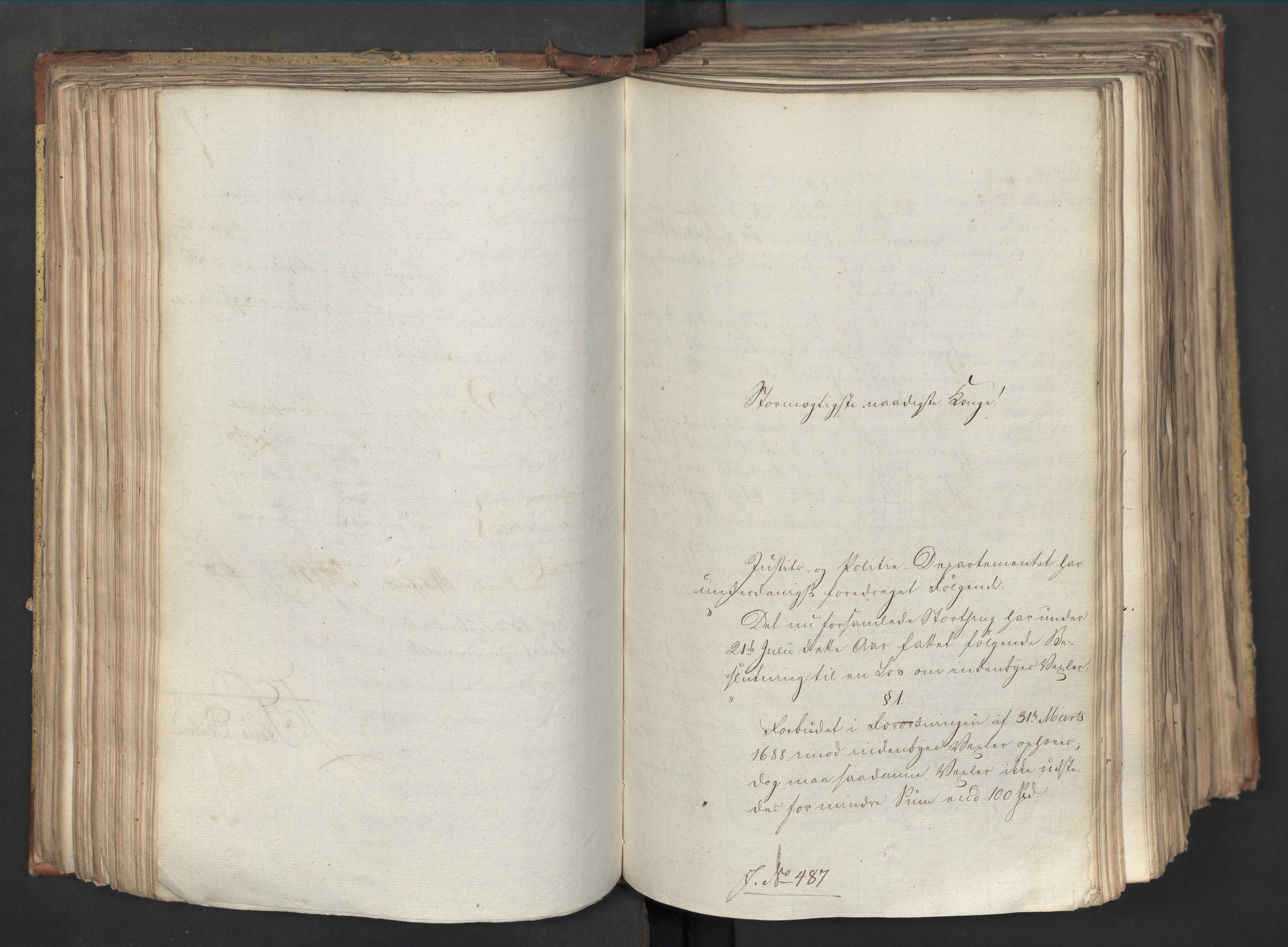 Statsrådsavdelingen i Stockholm, AV/RA-S-1003/D/Da/L0067: Regjeringsinnstillinger nr. 450-659, 1830, p. 187